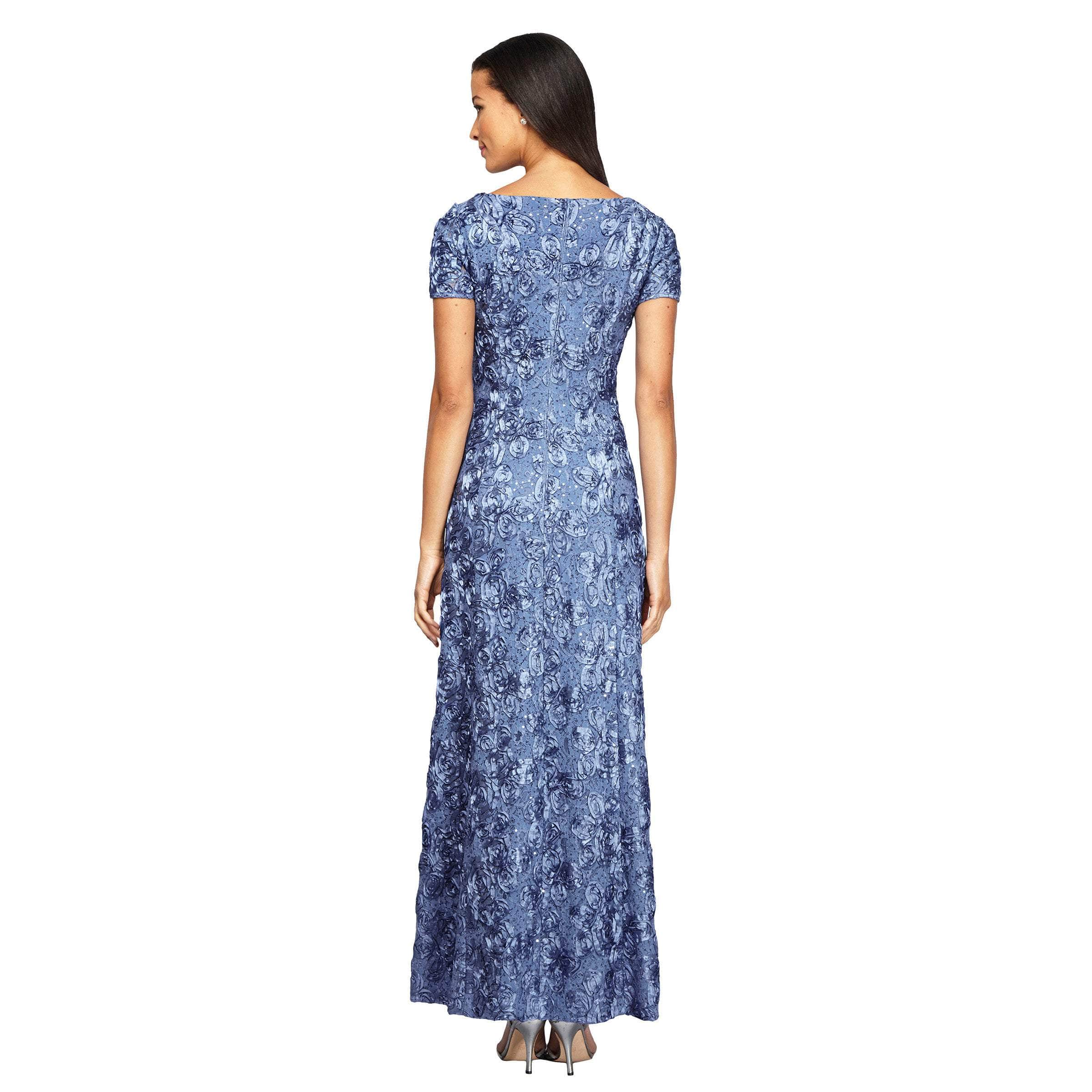 Alex Evenings 112788 - Soutache Lace A-Line Gown - Image 12