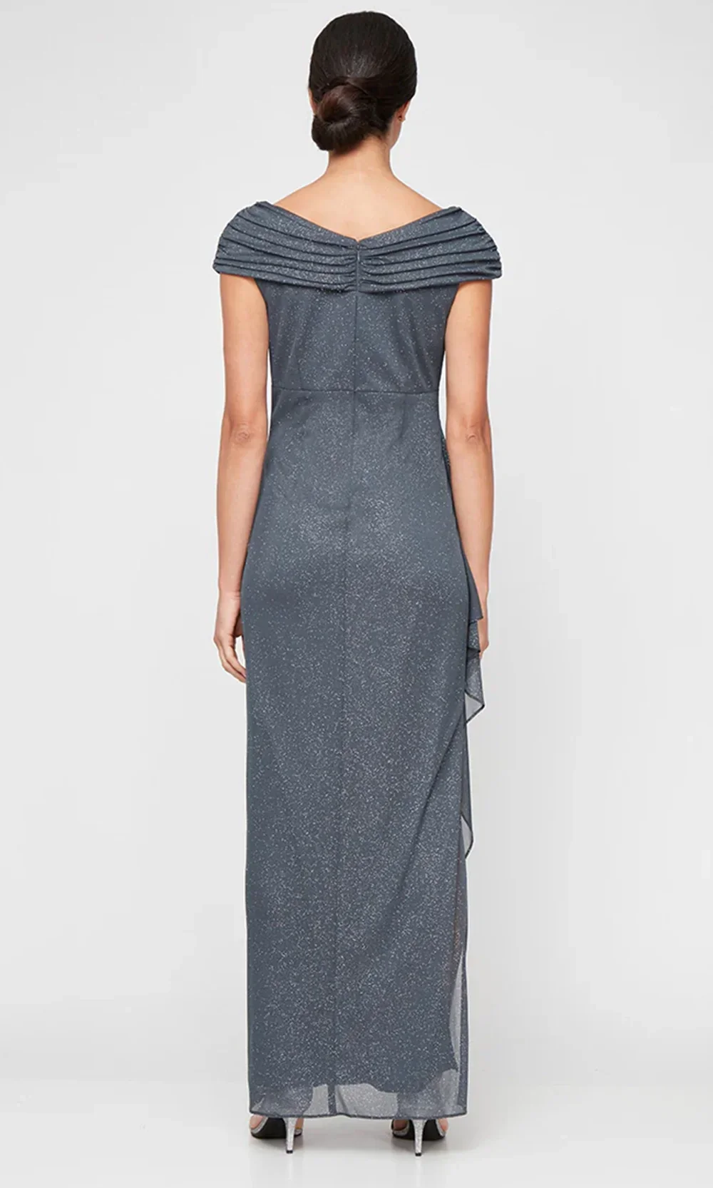 Alex Evenings 8233115 - Ruched Detail Long Column Gown - Image 2