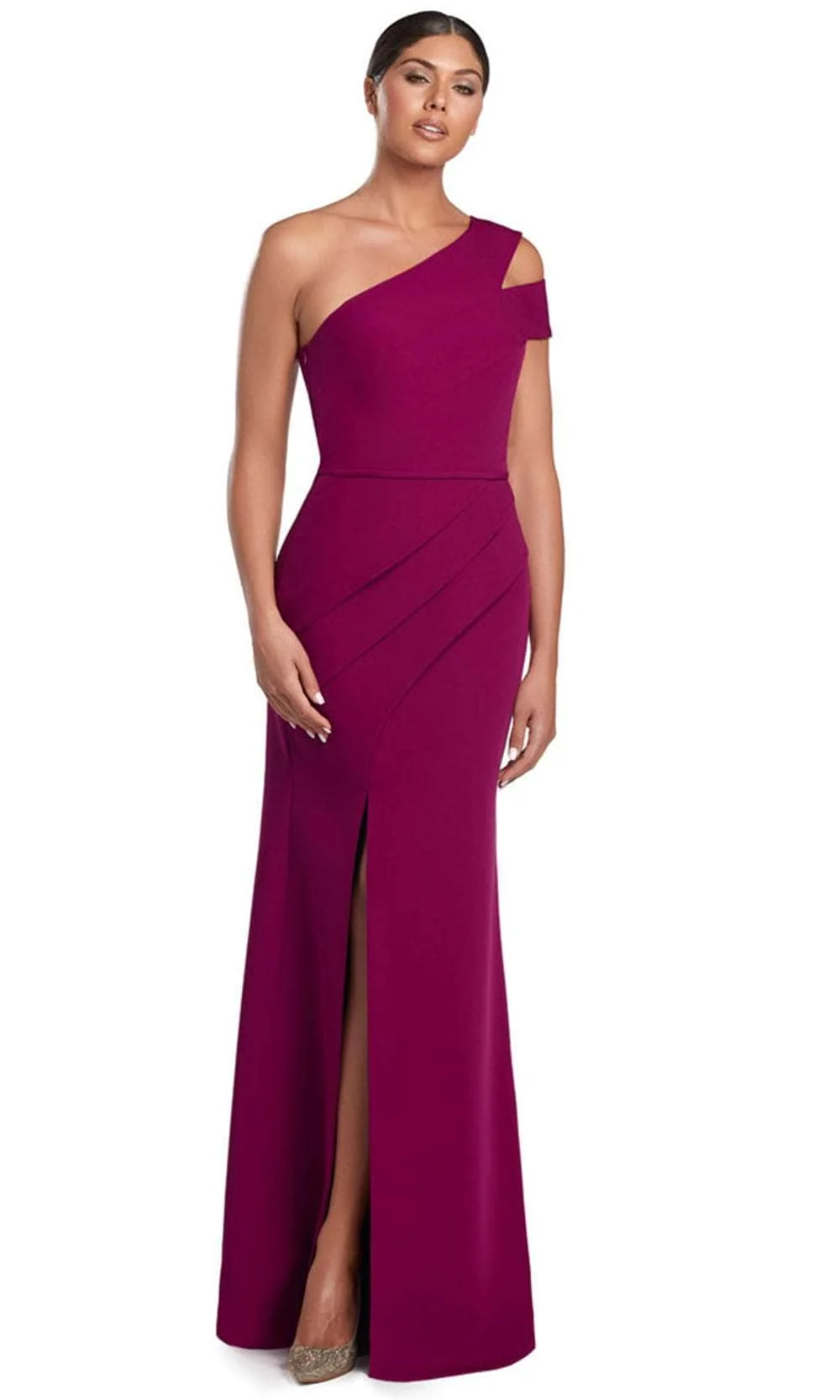 Alexander by Daymor 2058F24 - Cutout Short Sleeve Evening Gown - Image 5