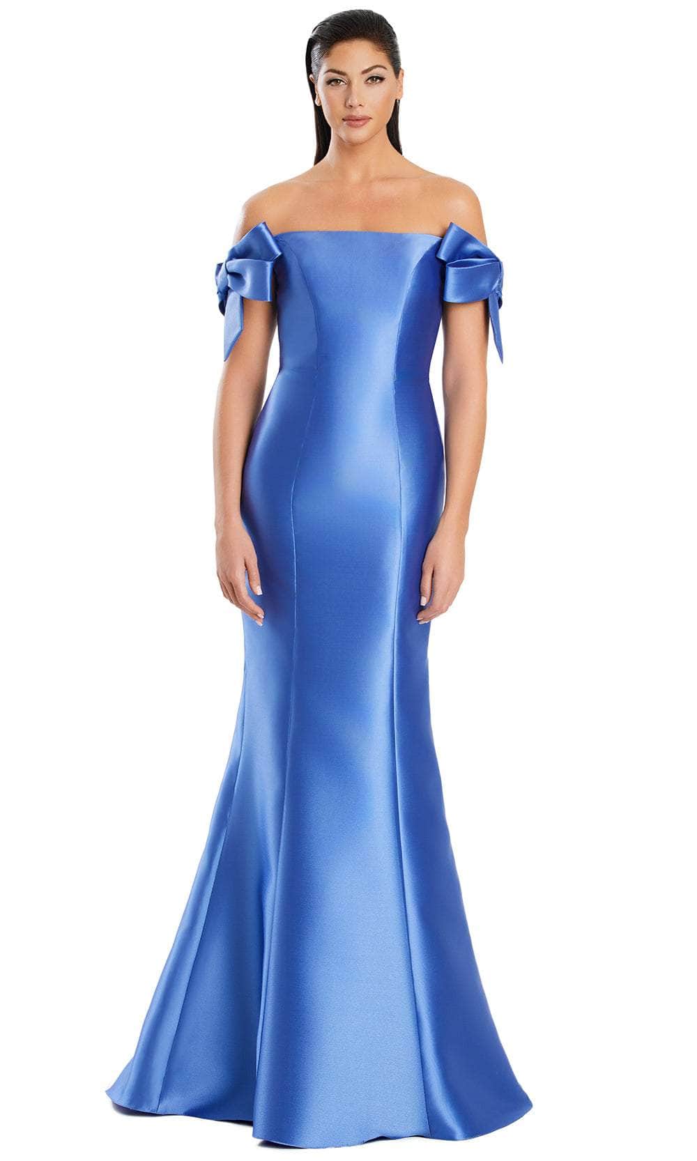 Alexander by Daymor 3047S25 - Off-Shoulder Straight Neckline Gown - Image 4