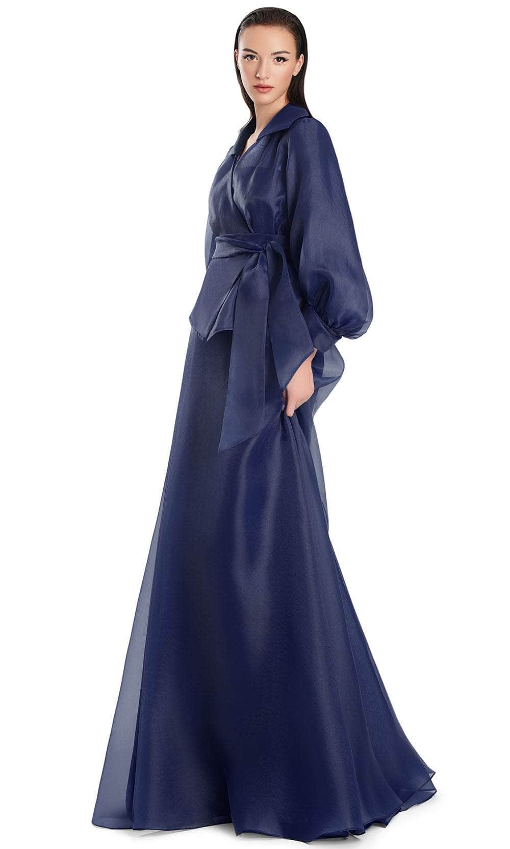 Alexander by Daymor 3090S25 - Quarter Sleeve Jacket A-Line Gown - Image 6