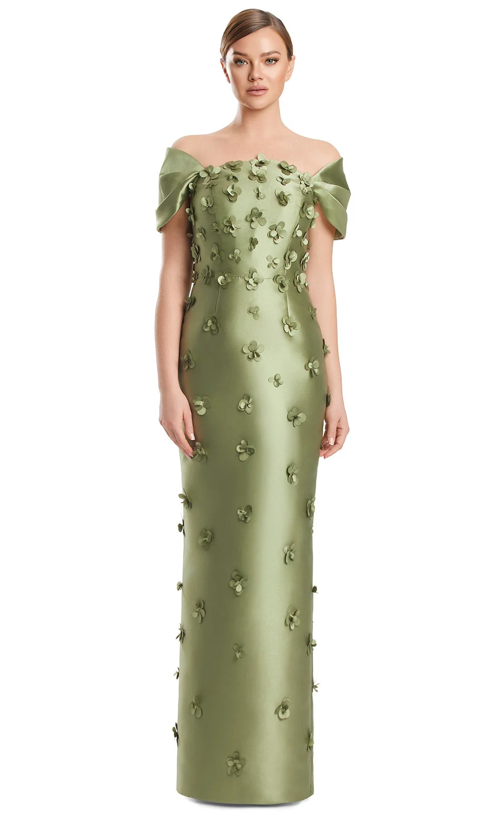 Alexander by Daymor 3220S26 - Floral Detail Evening Dress