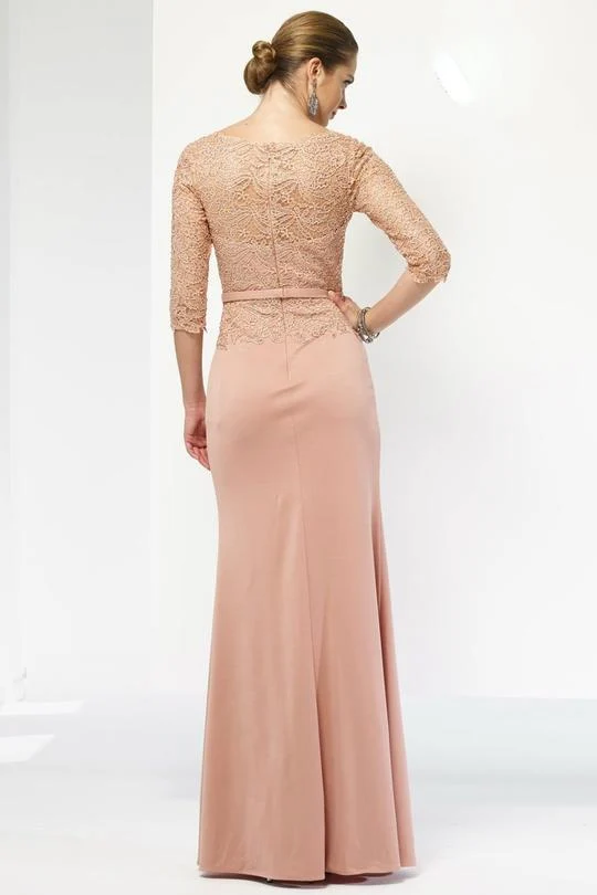 Alyce Paris - 27113SC Crepe Jersey Long Dress - Image 2