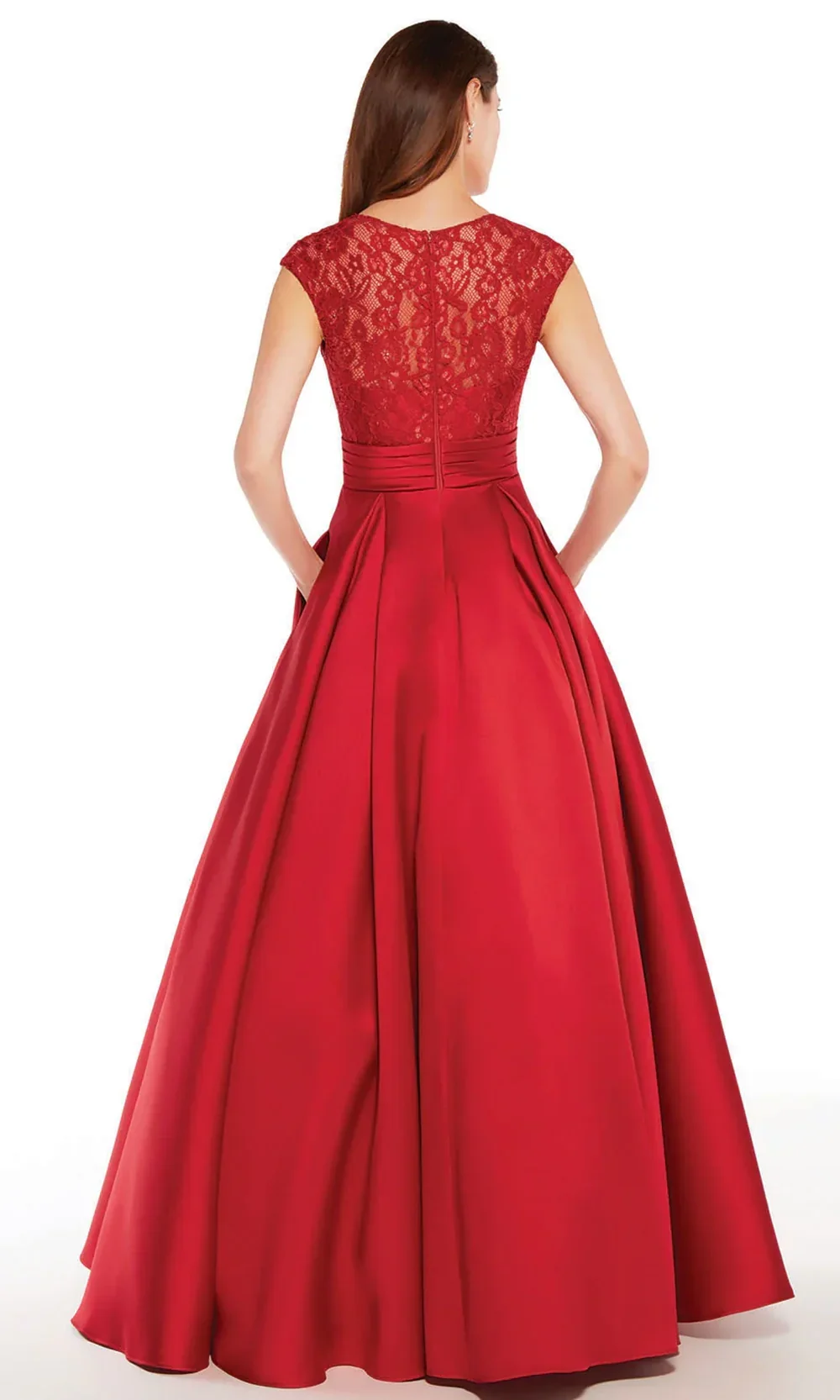 Alyce Paris 27278 - Cap Sleeve Formal A-Line Gown - Image 2