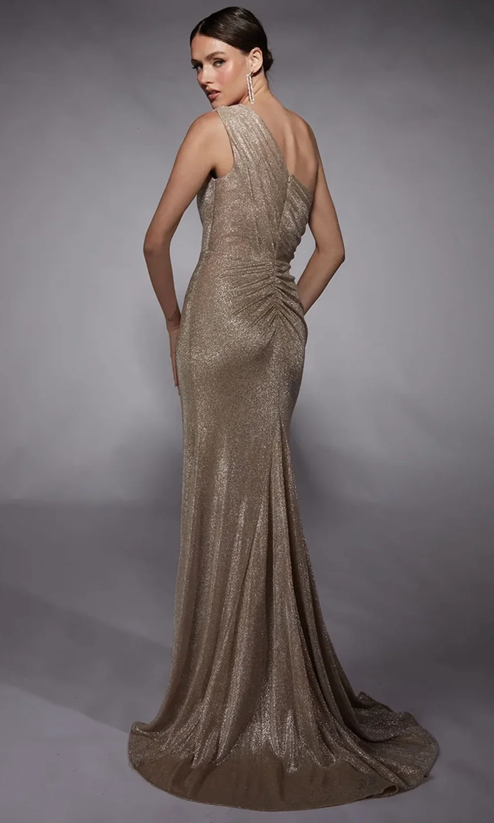 Alyce Paris 27763 - Asymmetric Column Evening Dress - Image 2