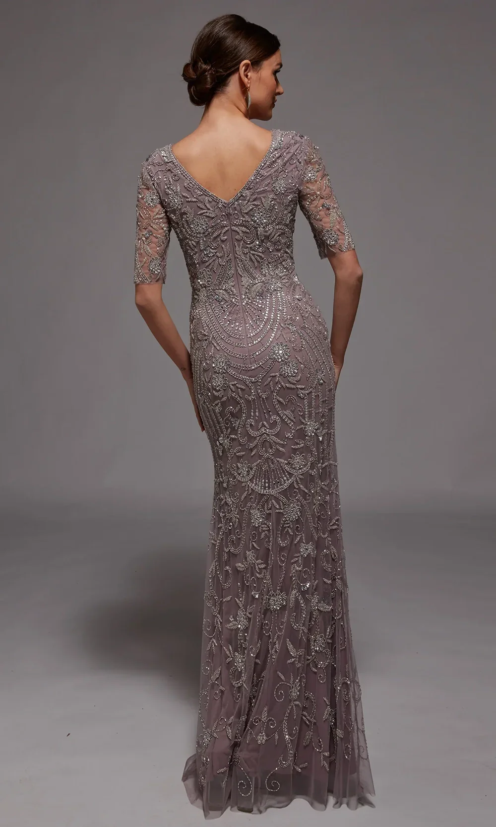 Alyce Paris 27824 - Embroidered Fitted Evening Dress - Image 2