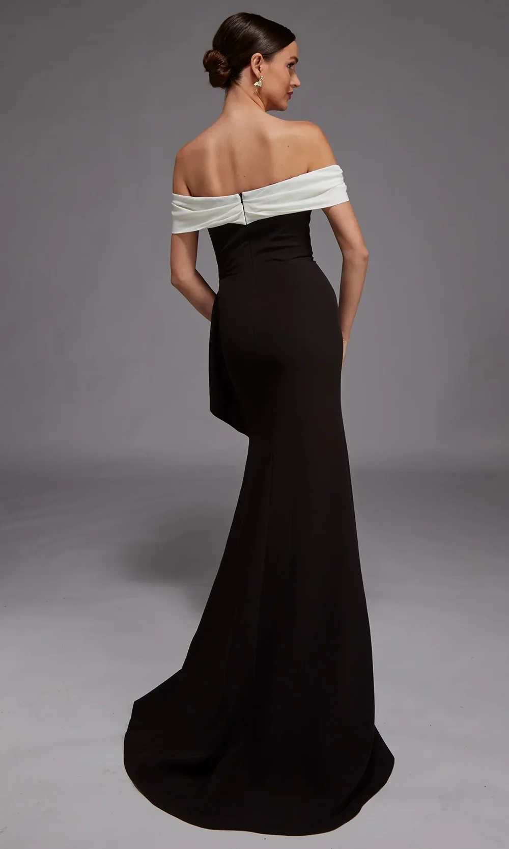 Alyce Paris 27877 - Elegant Draped Neck Formal Dress - Image 2