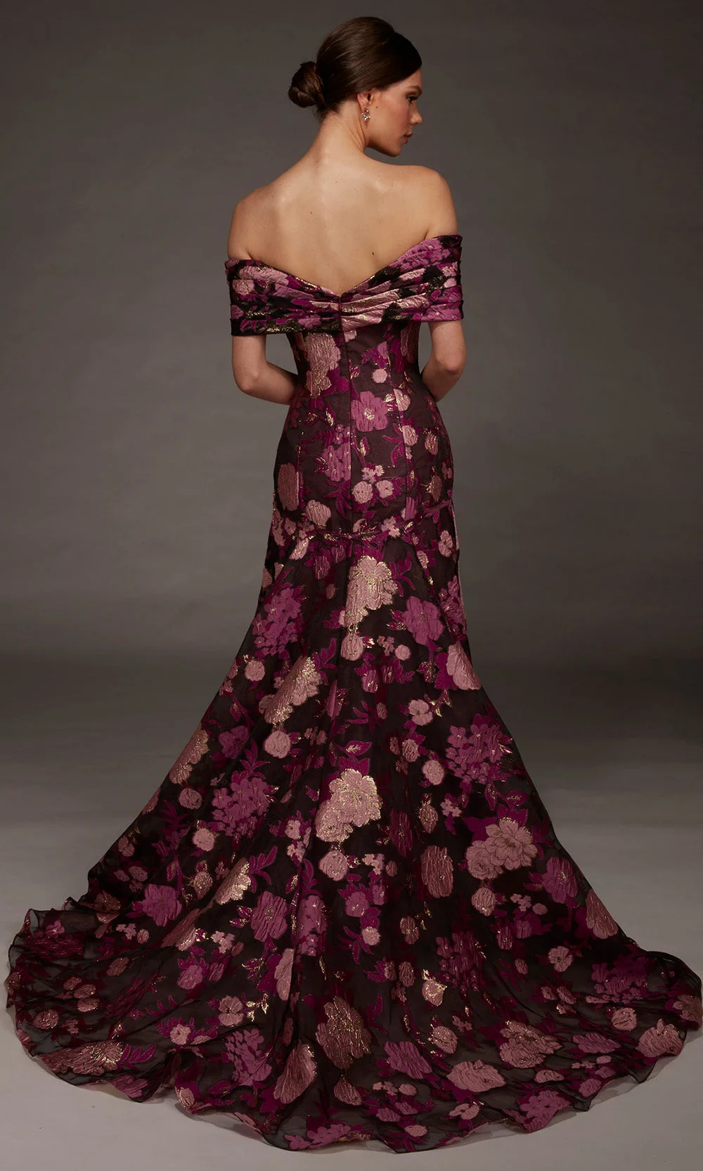 Alyce Paris 55005 - Sweetheart Neck Burnout Organza Long Gown - Image 2