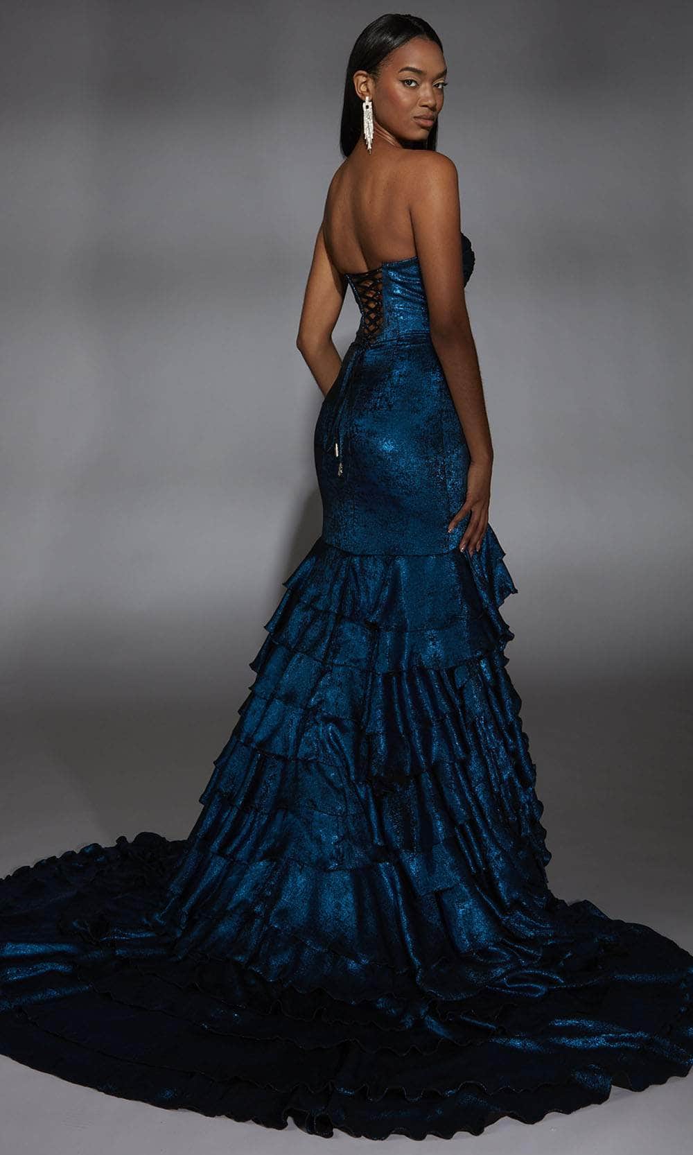 Alyce Paris 61782 - Layered Ruffle Sweetheart Gown - Image 2