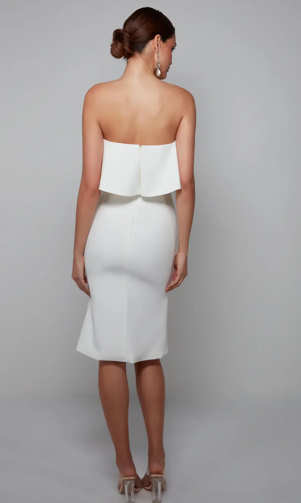 Alyce Paris 70002 - Semi-Sweetheart Minimalist Sheath Dress - Image 2