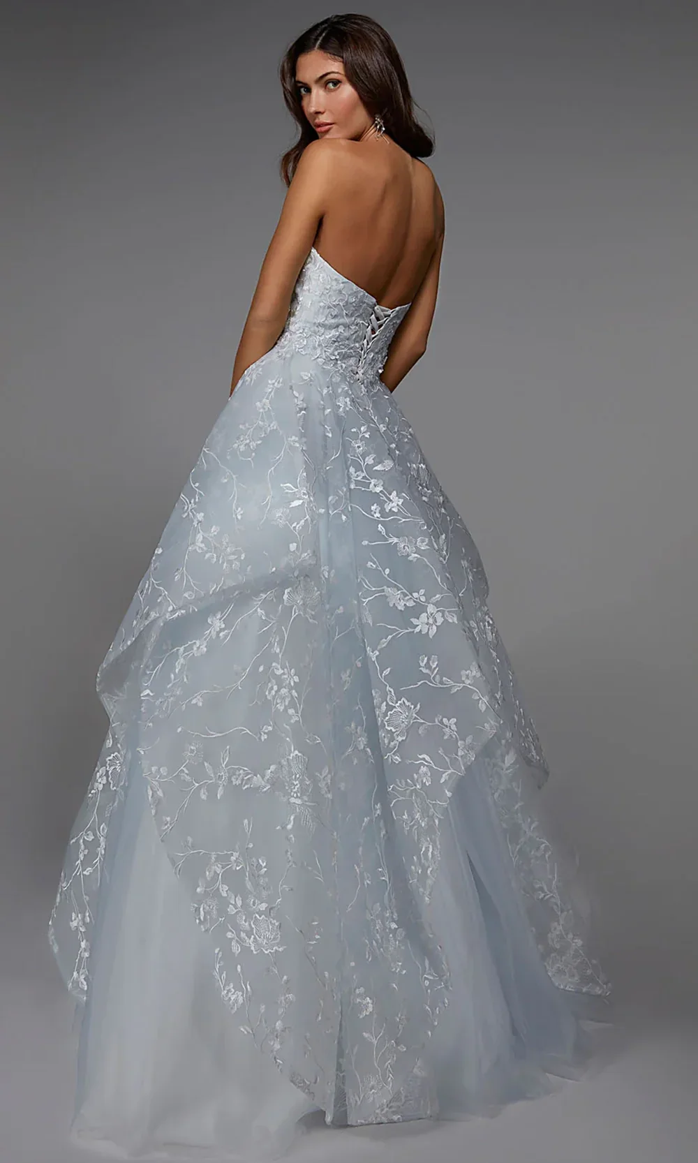 Alyce Paris 7041 - Sweetheart Neck Embroidered Ballgown - Image 2
