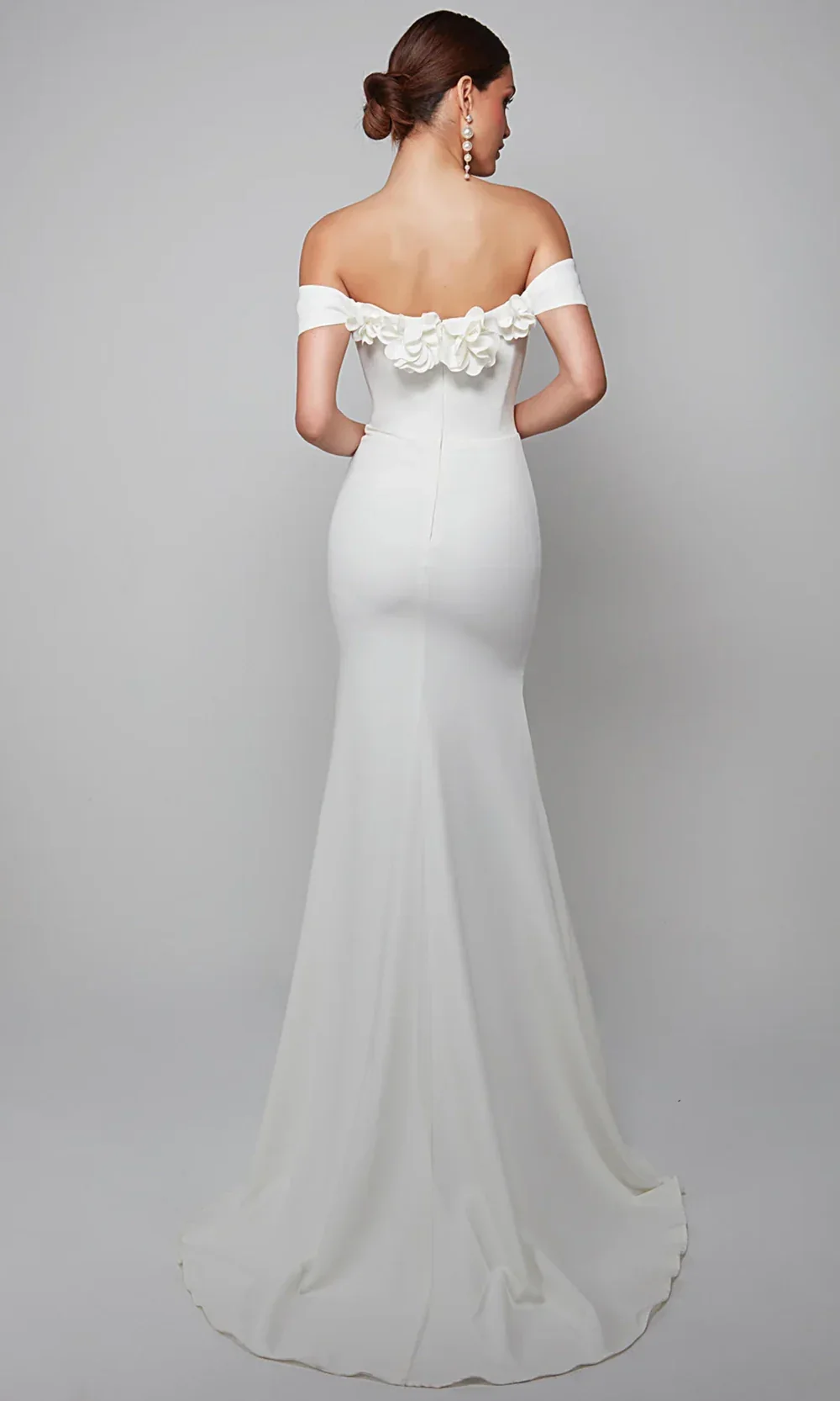 Alyce Paris 7062 - Fitted 3D Floral Sweetheart Gown - Image 2