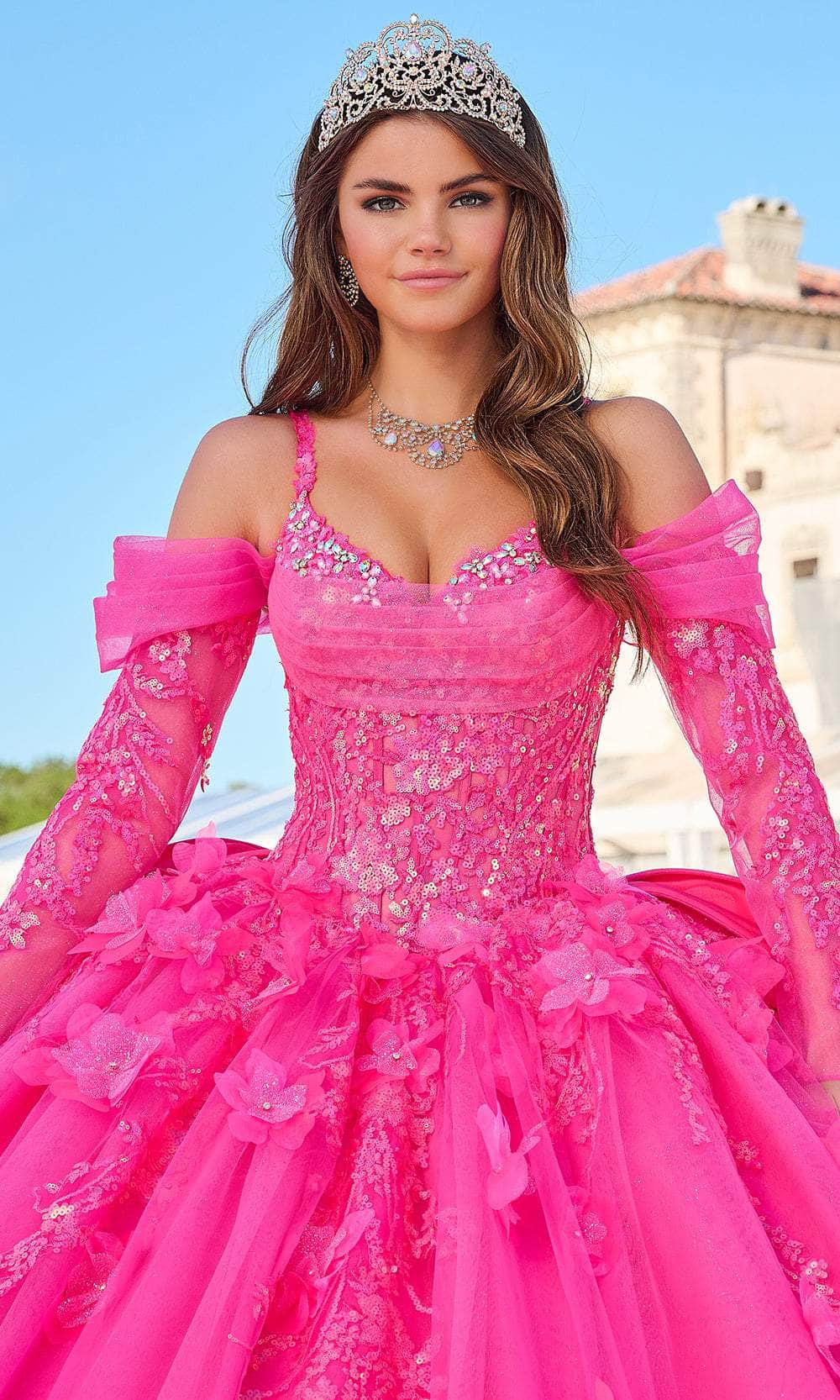 Amarra 54204 - Embellished Ballgown - Image 9