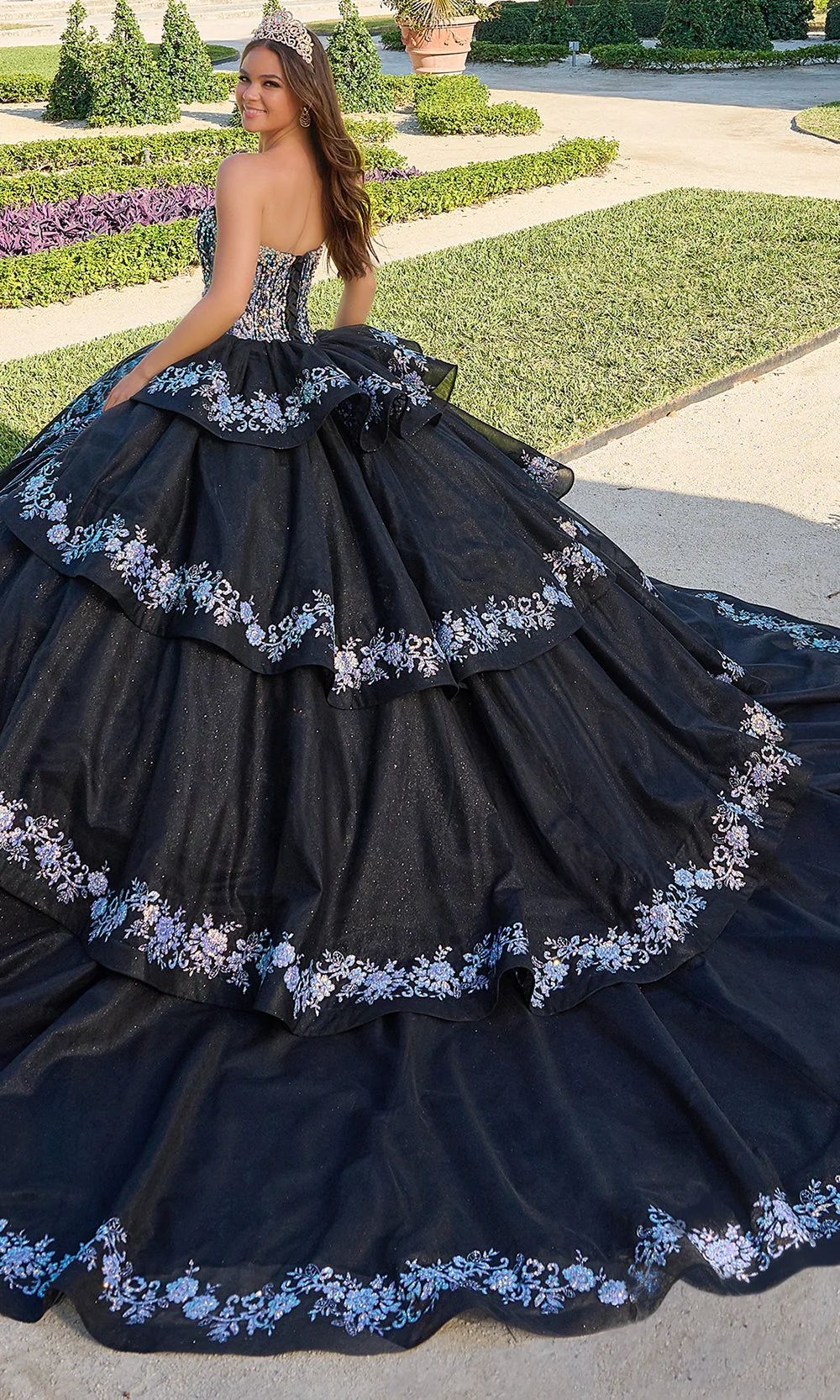 Amarra 54222 - Strapless Embellished Ballgown - Image 10
