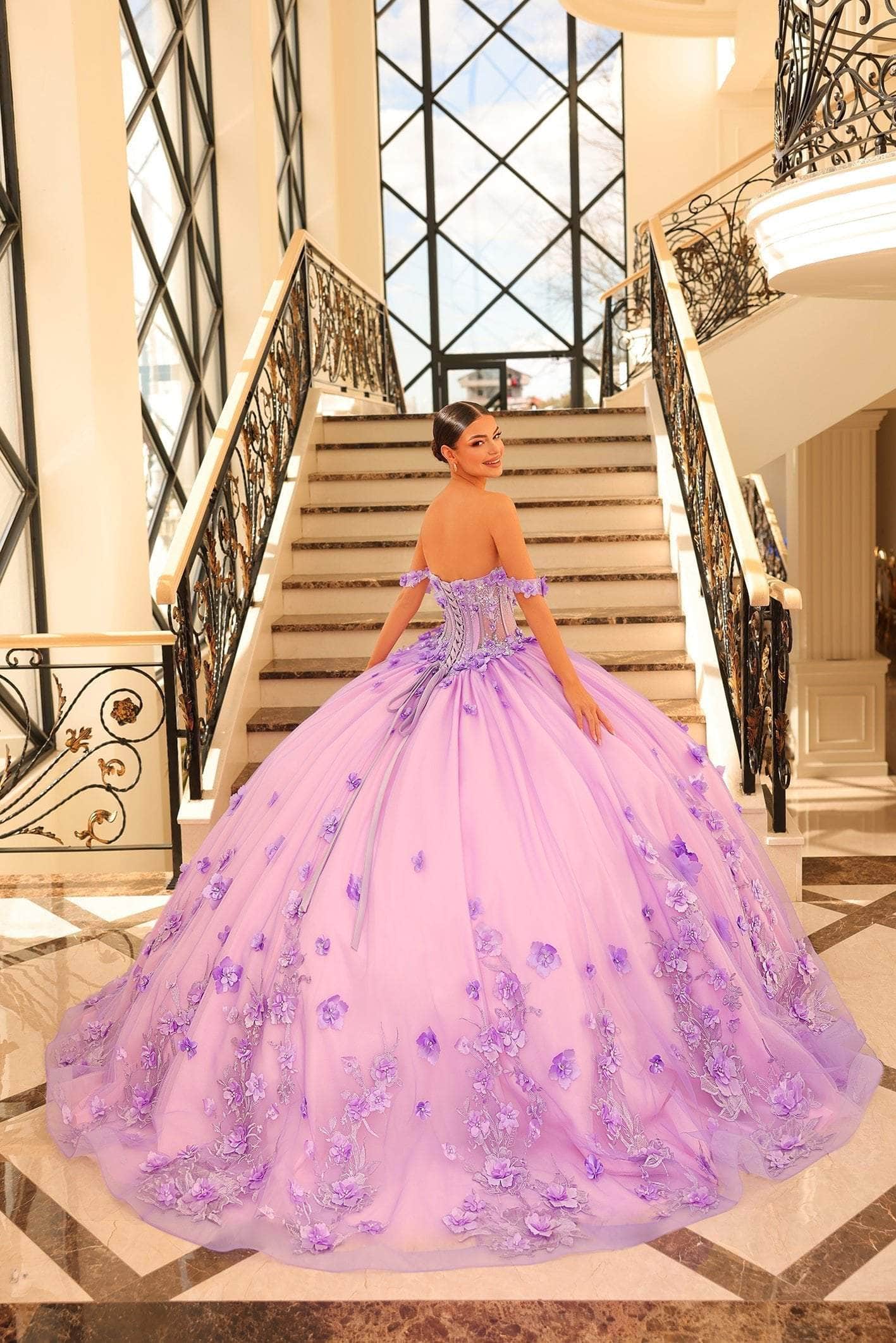 Amarra 54224 - Embellished Sheer Bodice Ballgown - Image 13