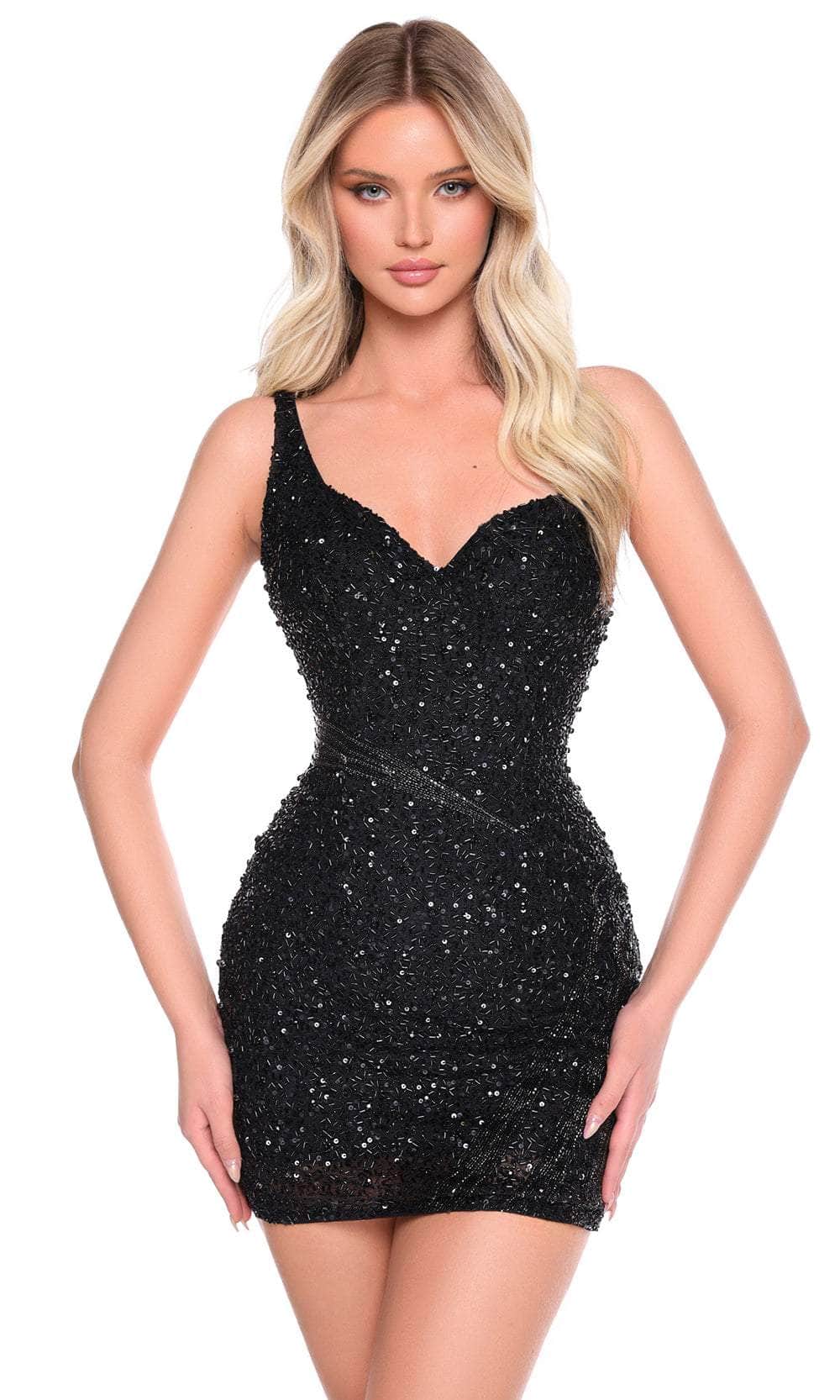 Amarra 88008 - Sequined Sweetheart Cocktail Dress - Image 3