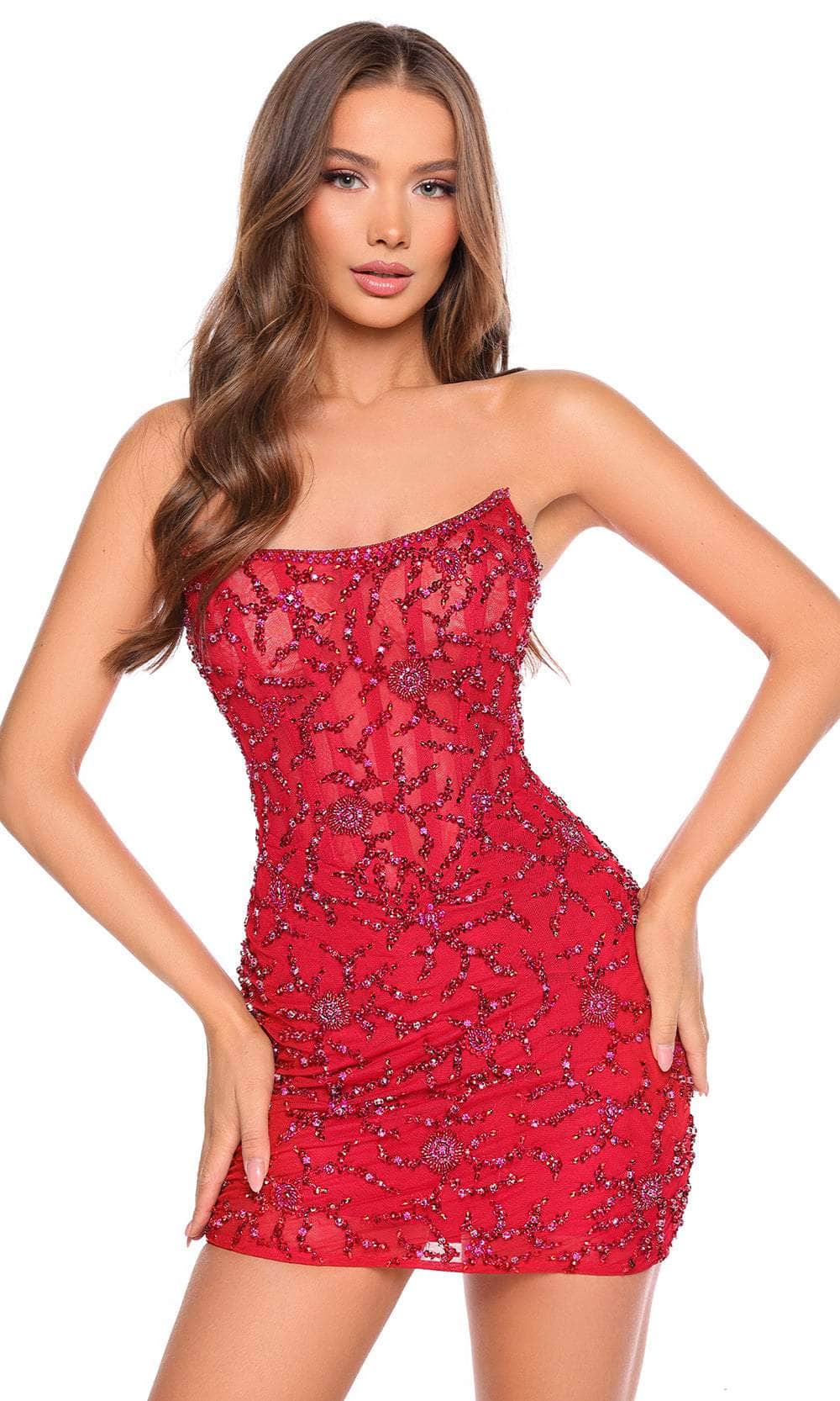 Amarra 88026 - Strapless Cocktail Dress - Image 4