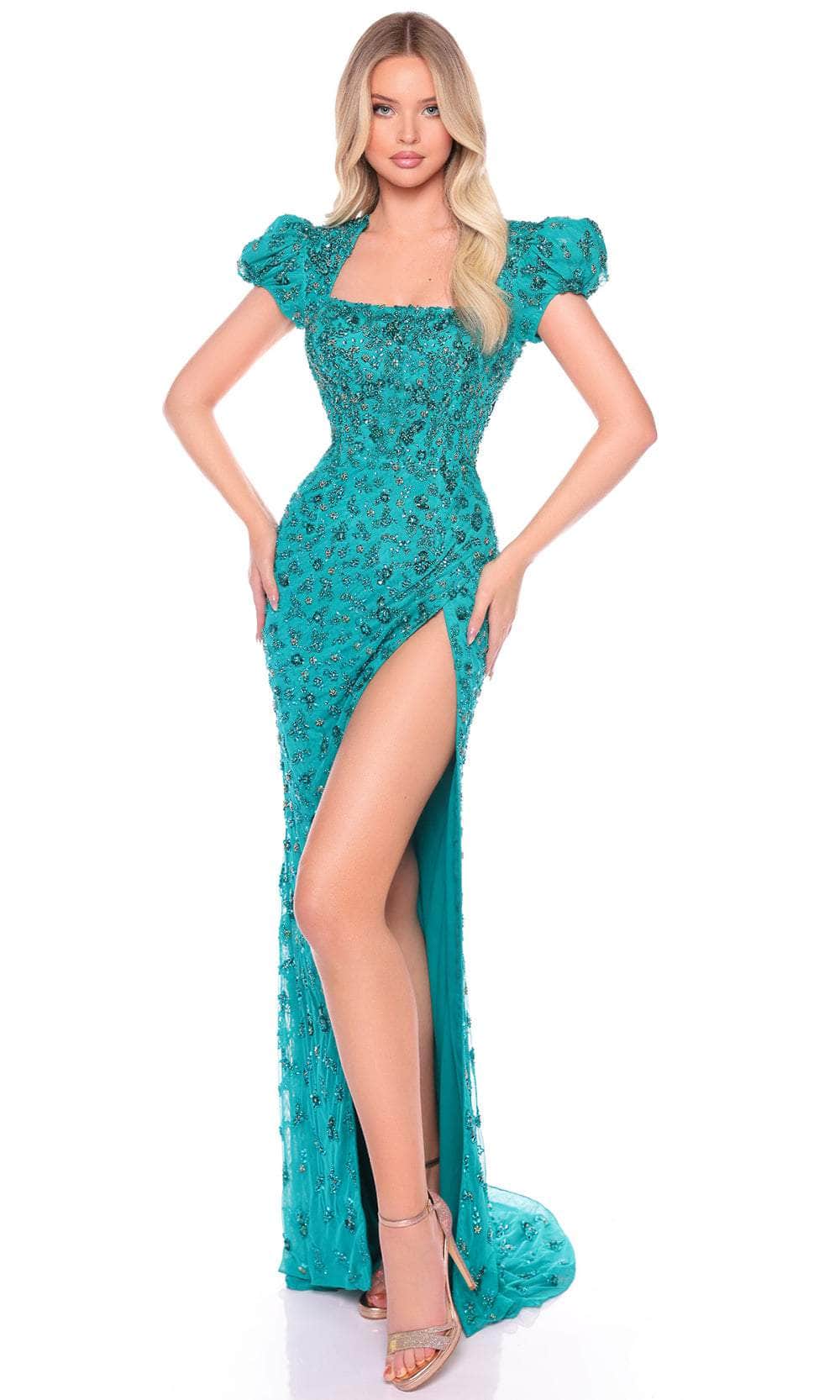 Amarra 88140 - Straight-Across Evening Gown - Image 4