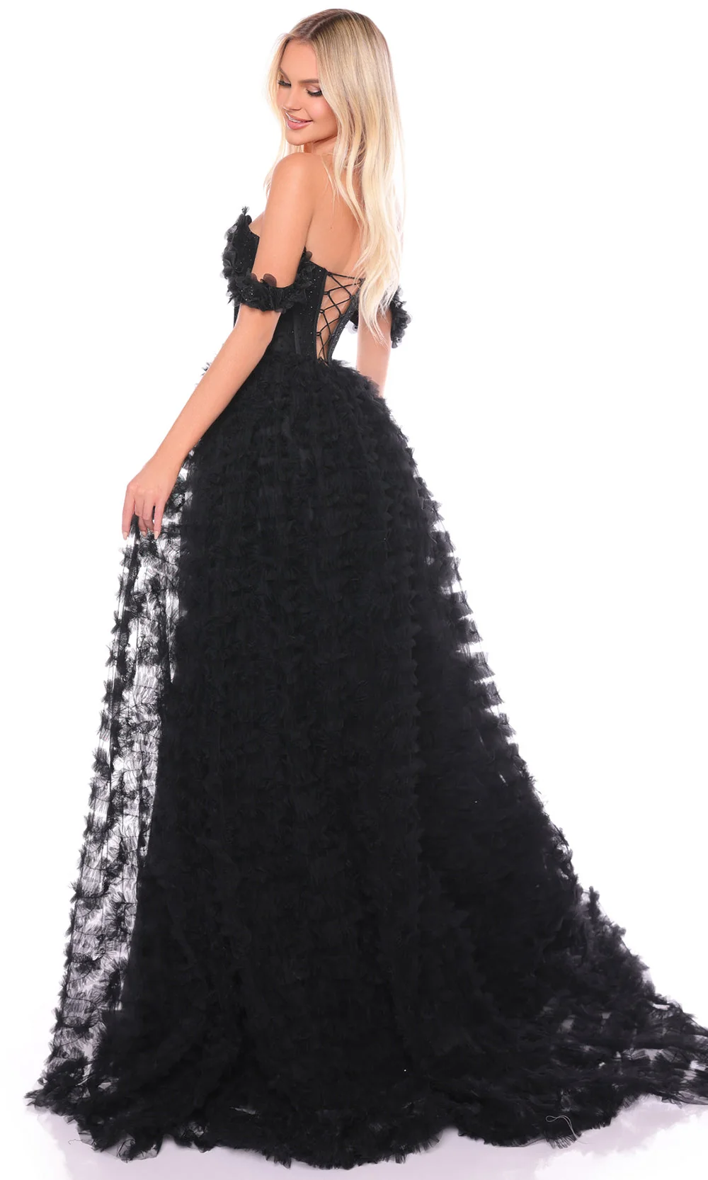 Amarra 88152 - Lace-Up Back Ballgown - Image 2