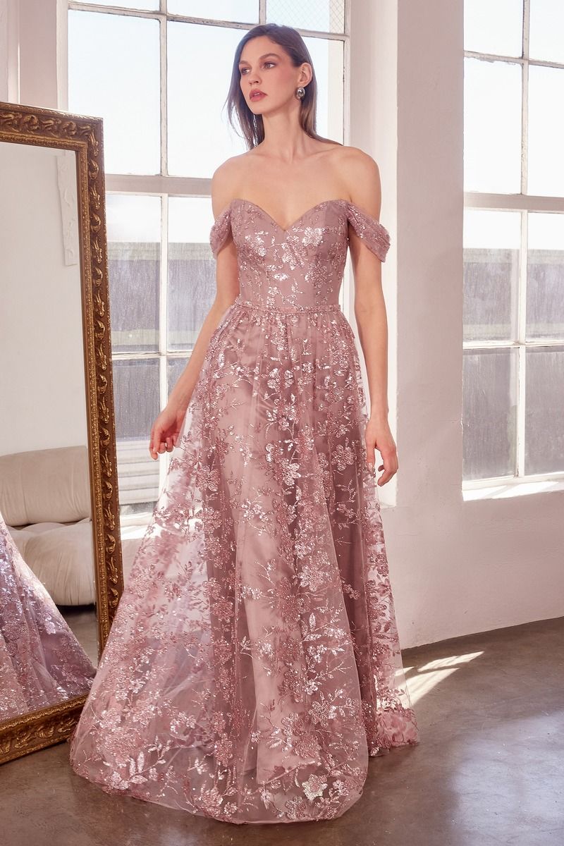 Sweetheart Neck Off-Shoulder Evening Dress - Image 8