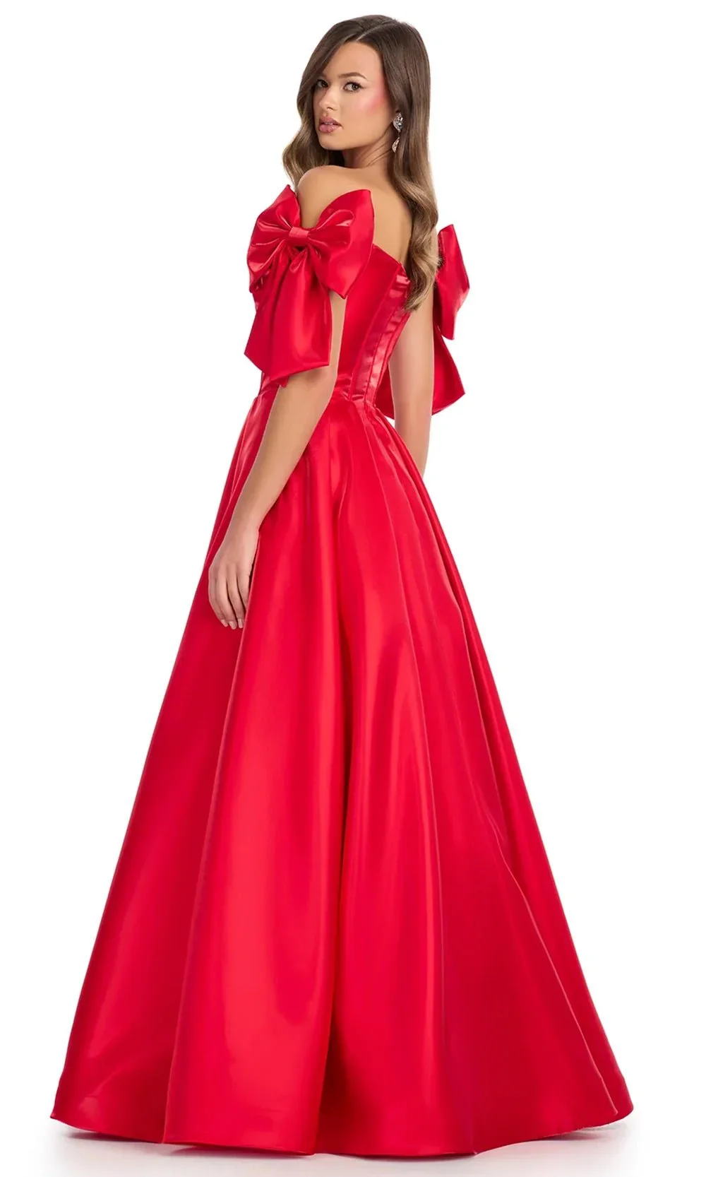 Ashley Lauren 11871 - Sweetheart Corset Pleated Ballgown - Image 8