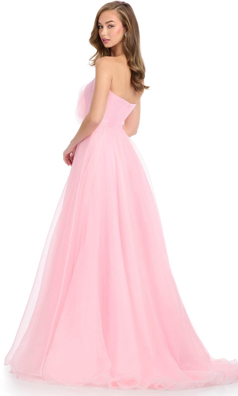Ashley Lauren 11913 - Strapless Organza Ballgown - Image 2