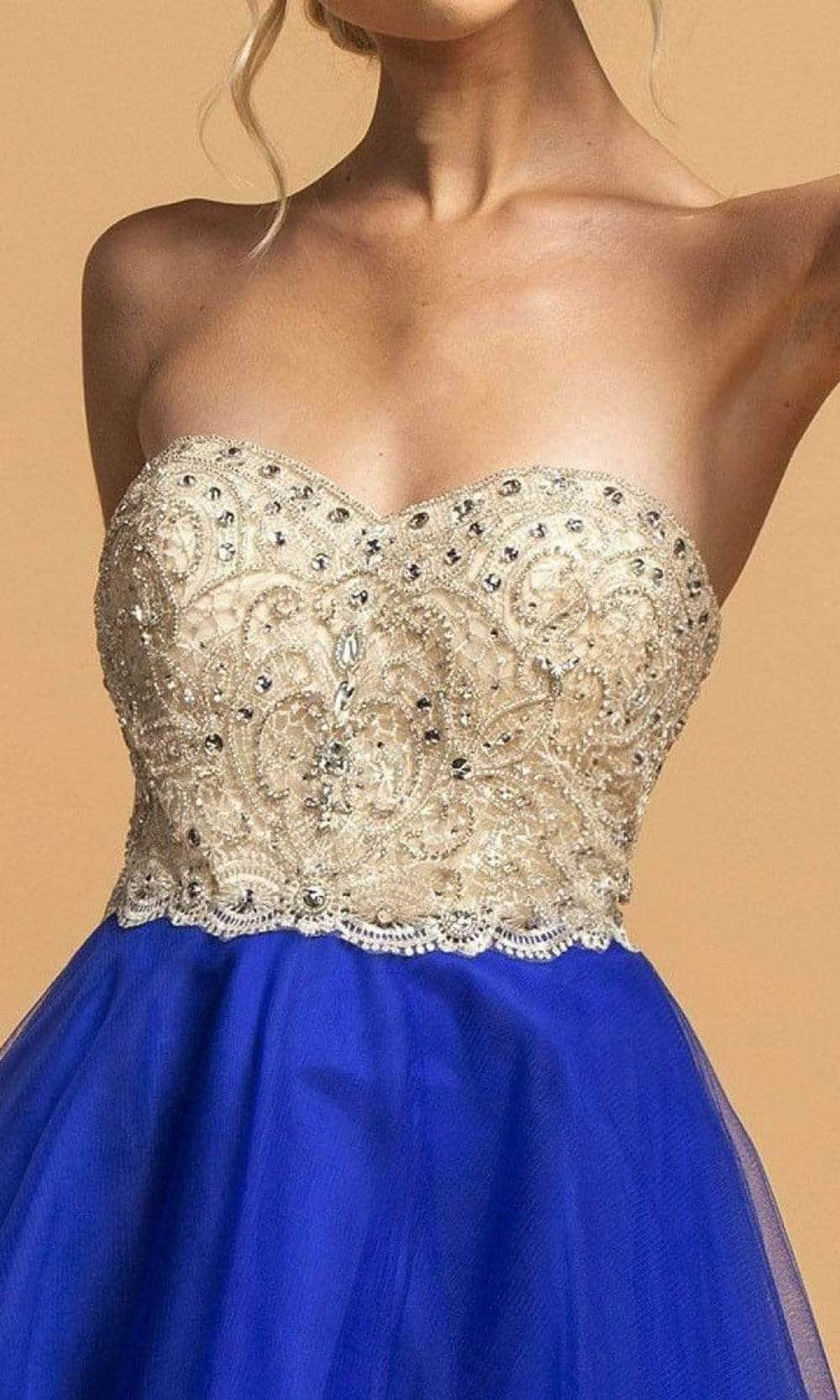 Aspeed Design S2086 - Strapless Fit and Flare Cocktail Dress - Image 4
