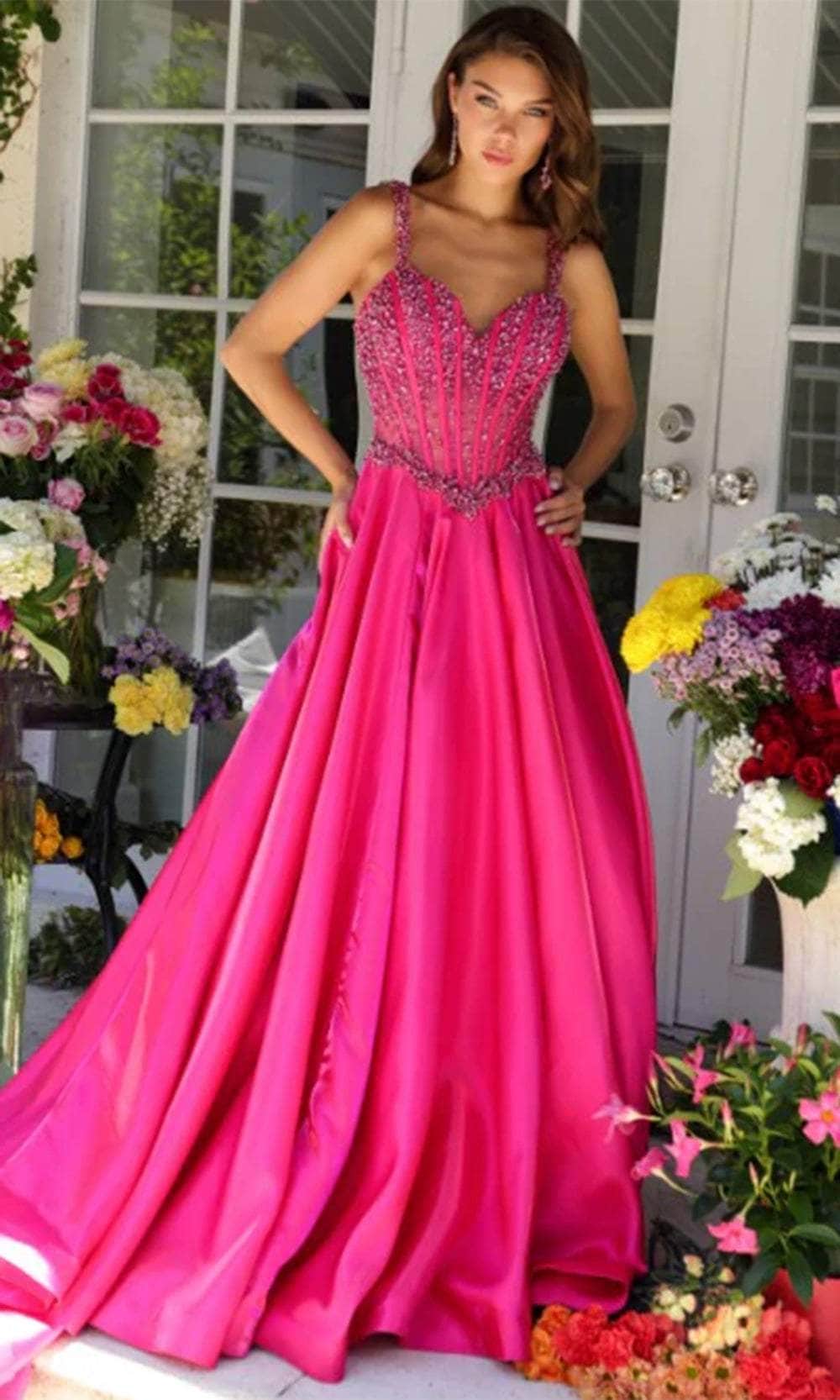 Ava Presley 29521 - Beaded A-Line Prom Gown