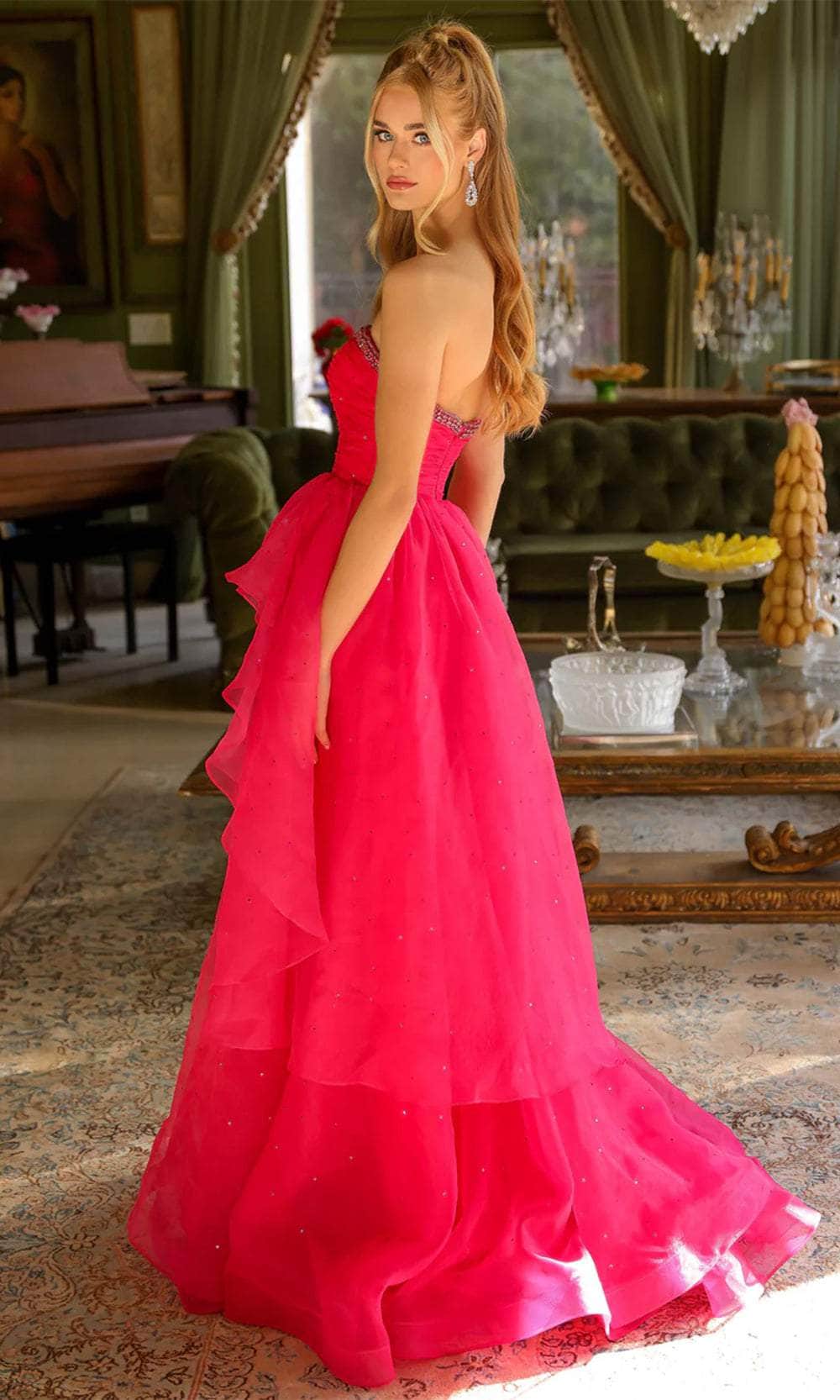 Ava Presley 29524 - Strapless Beaded Prom Gown - Image 7