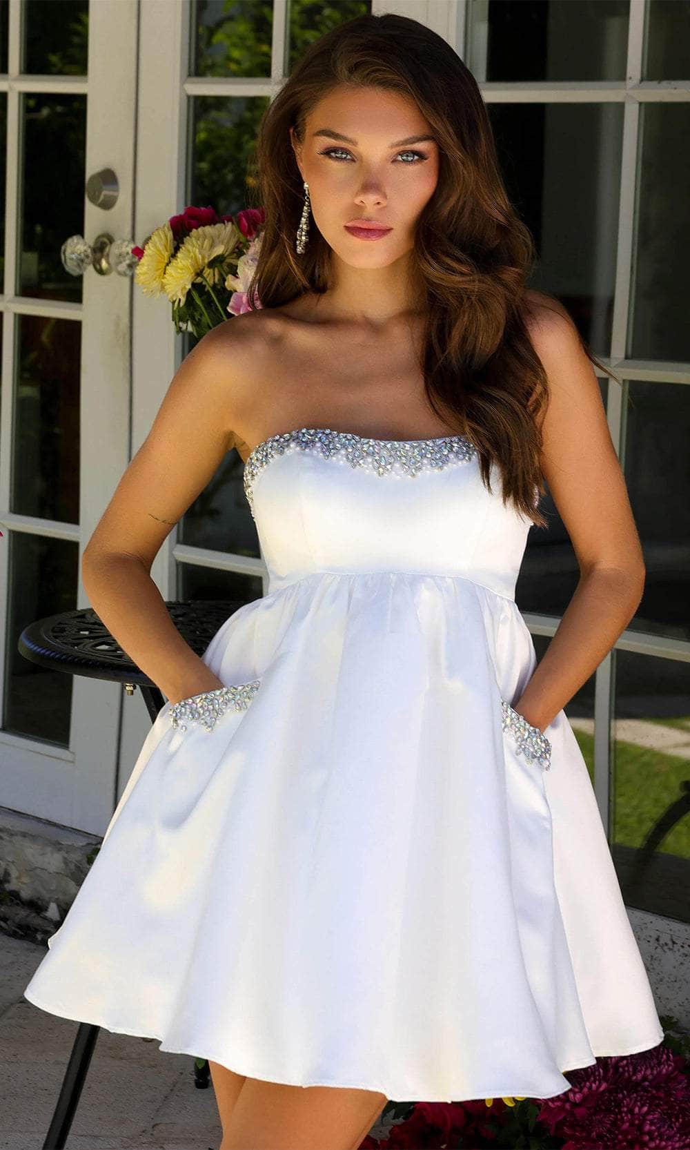 Ava Presley 29837 - Strapless Empire Dress - Image 5