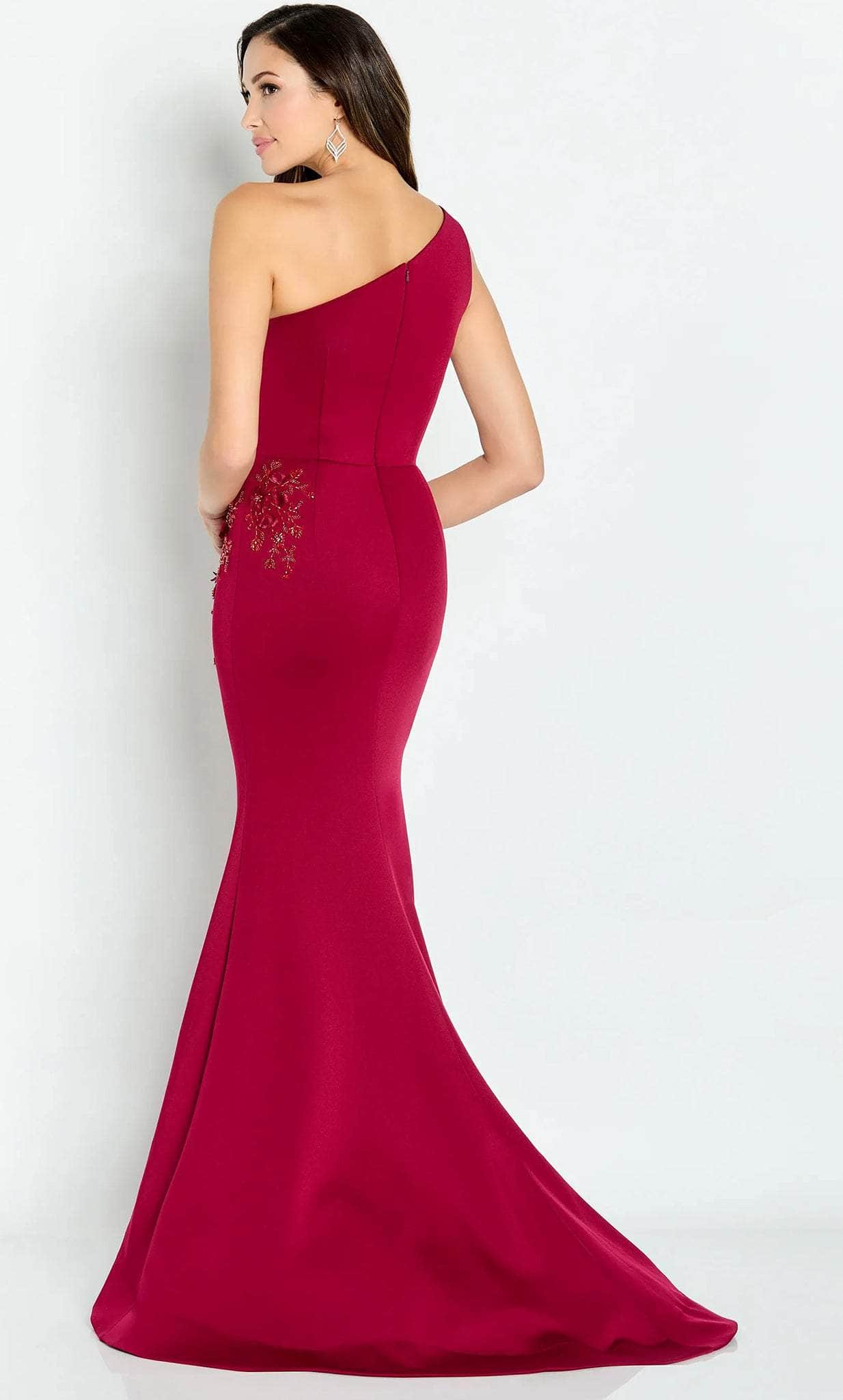 Cameron Blake CB142 - One-Shoulder Embroidered Mother of the Bride Dress - Image 3