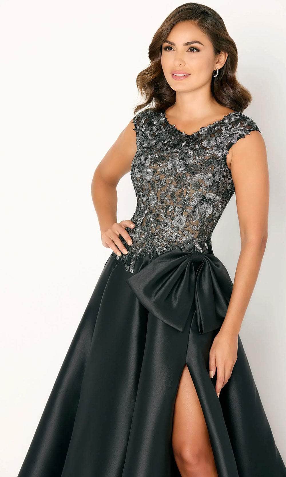 Cameron Blake CB778 - Embroidered A-Line Evening Dress - Image 3