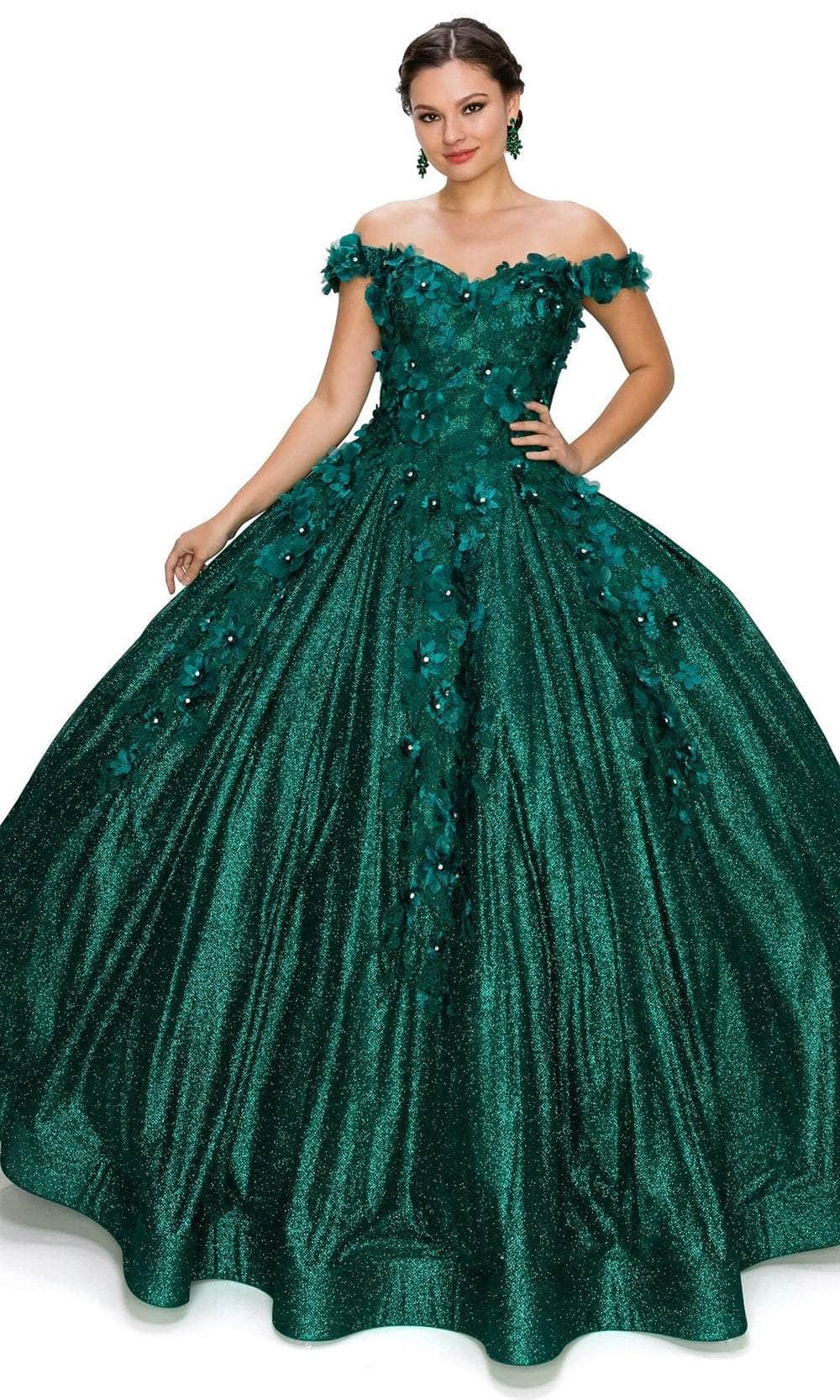 Cinderella Couture 8020J - Embellished Sweetheart Neck Ballgown - Image 16