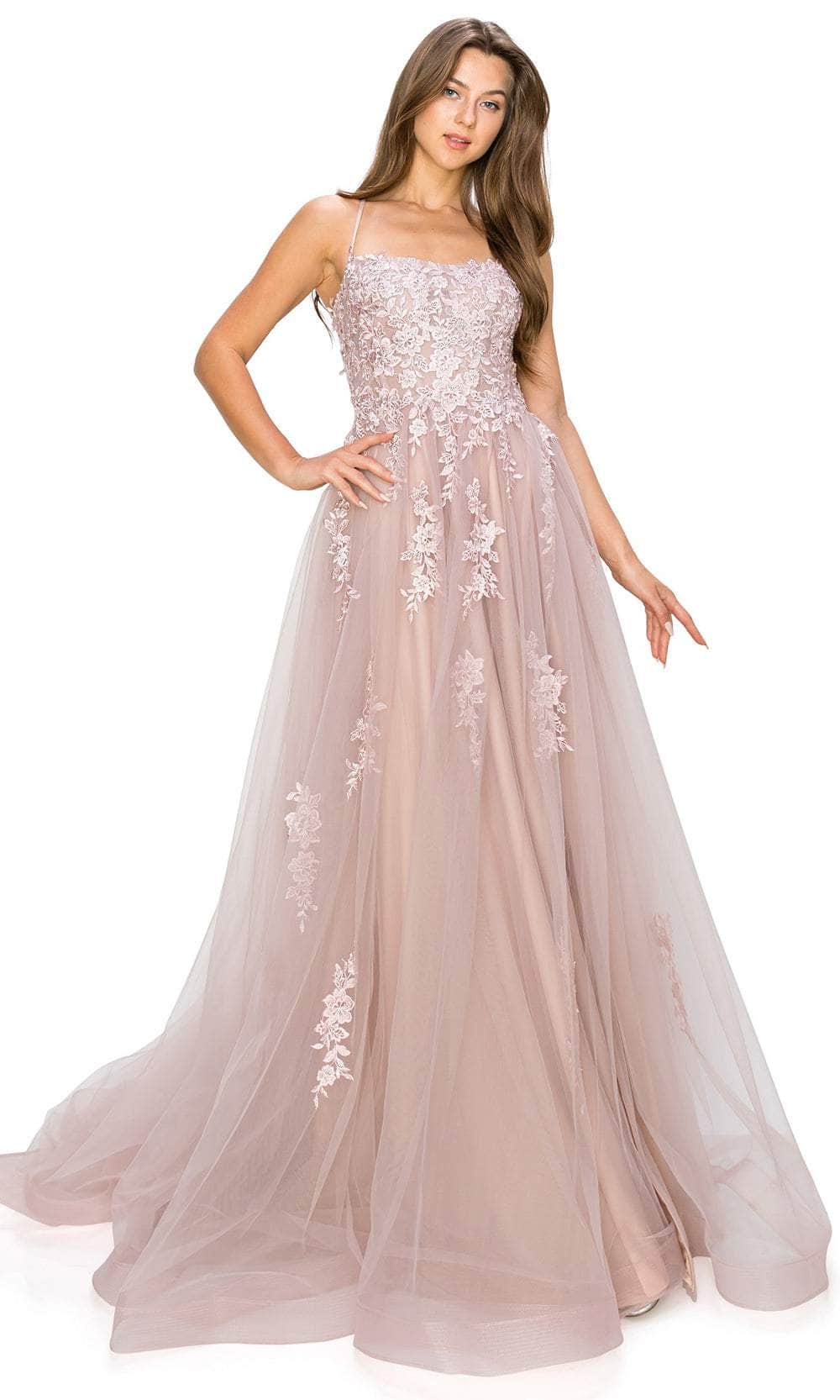 Cinderella Couture 8031J - Tulle Prom Gown with Floral Embroidery - Image 11