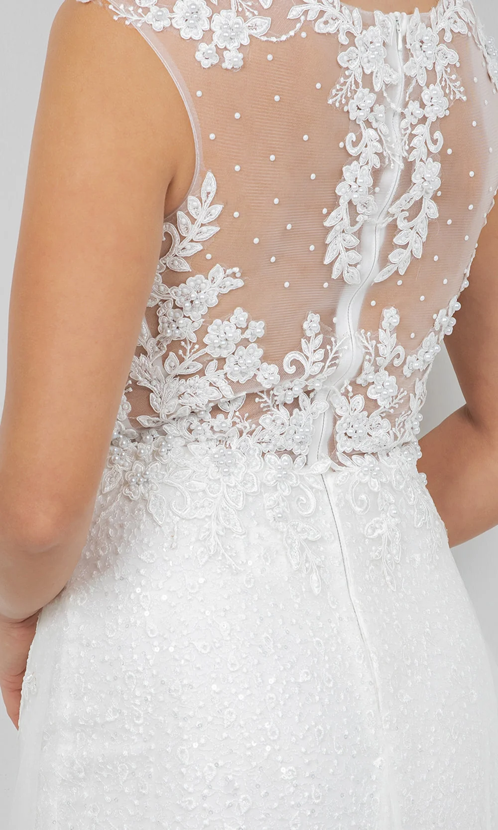 Cinderella Couture 8506J - Embellished Cap Sleeve Overskirt Bridal Gown - Image 6
