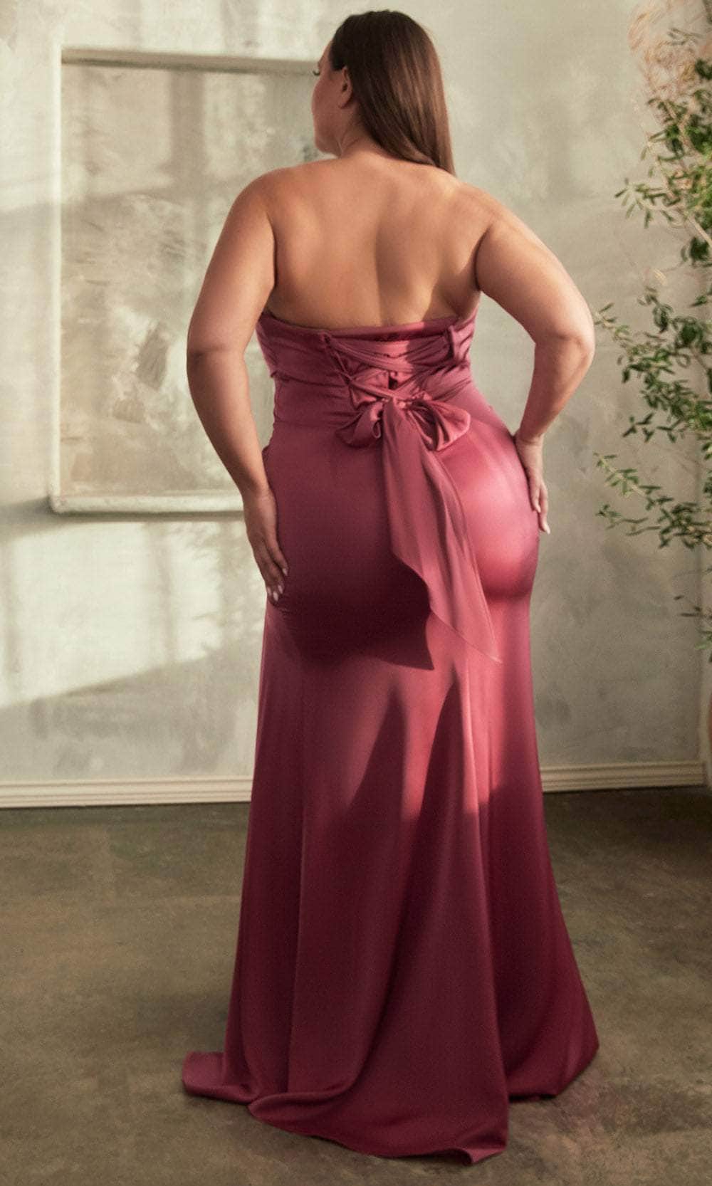 Cinderella Divine CD326C - Elegant Strapless Corset Formal Dress - Image 2