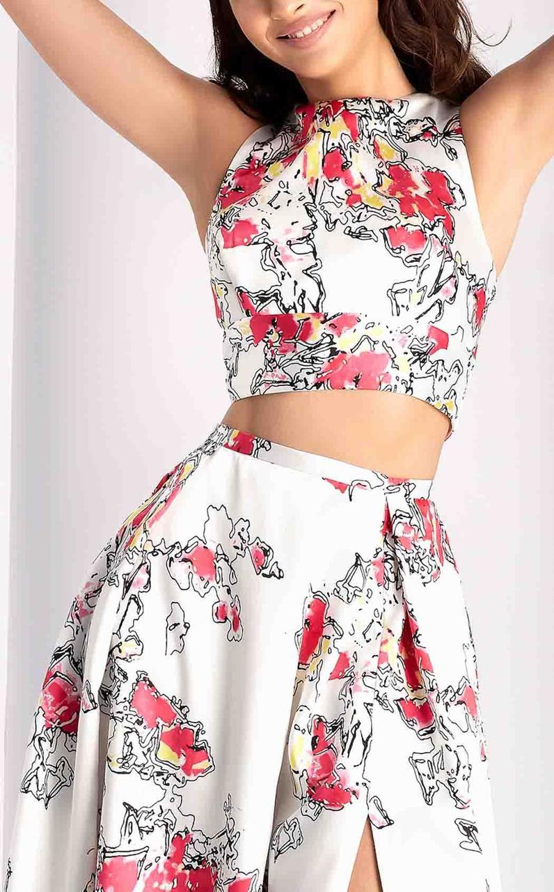 Clarisse 3002 - Two Piece Mikado Dress - Image 3