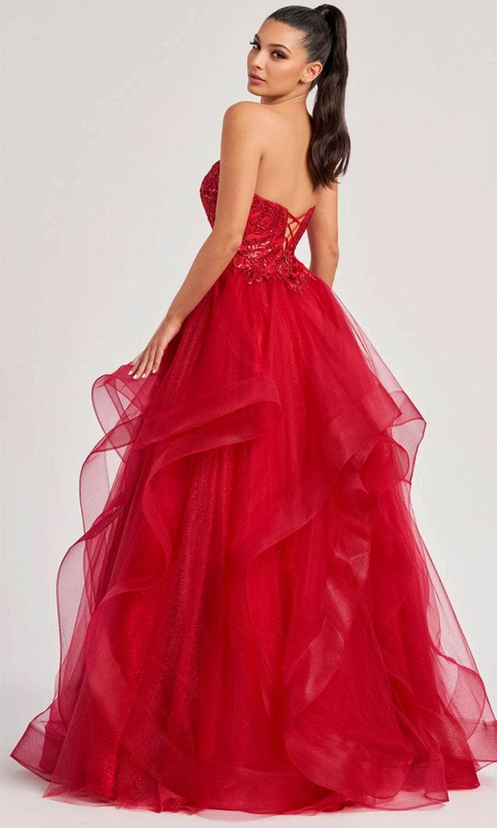 Colette By Daphne CL8290 - Sweetheart Lace Up Gown - Image 2