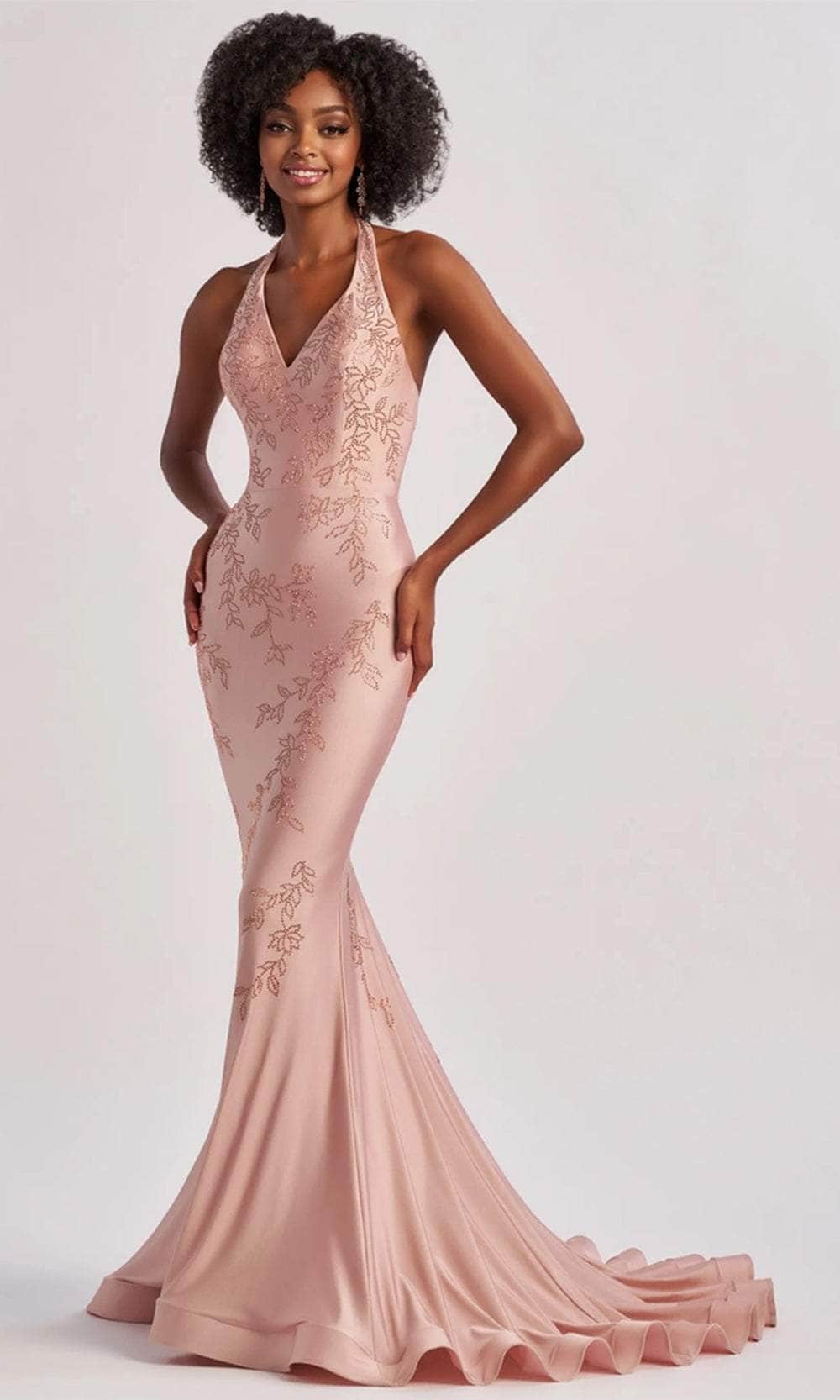 Colette By Daphne CL8580 - Halter Mermaid Prom Dress