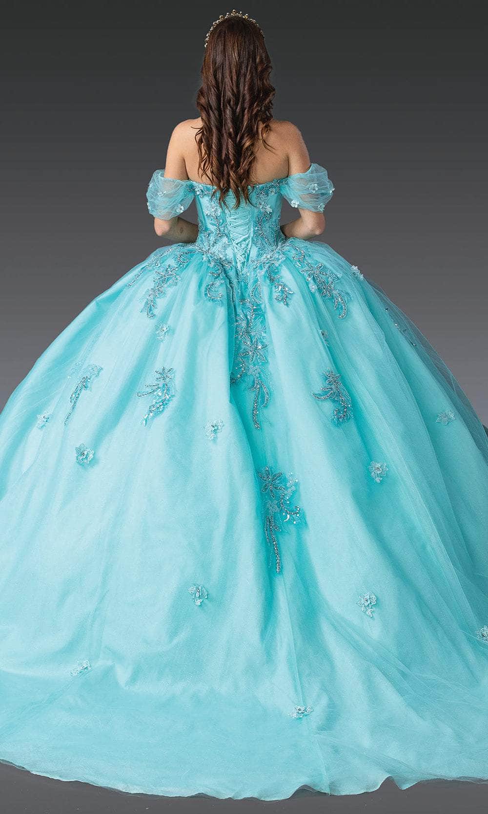 Dancing Queen 1903 - Off Shoulder Beaded Ballgown - Image 2
