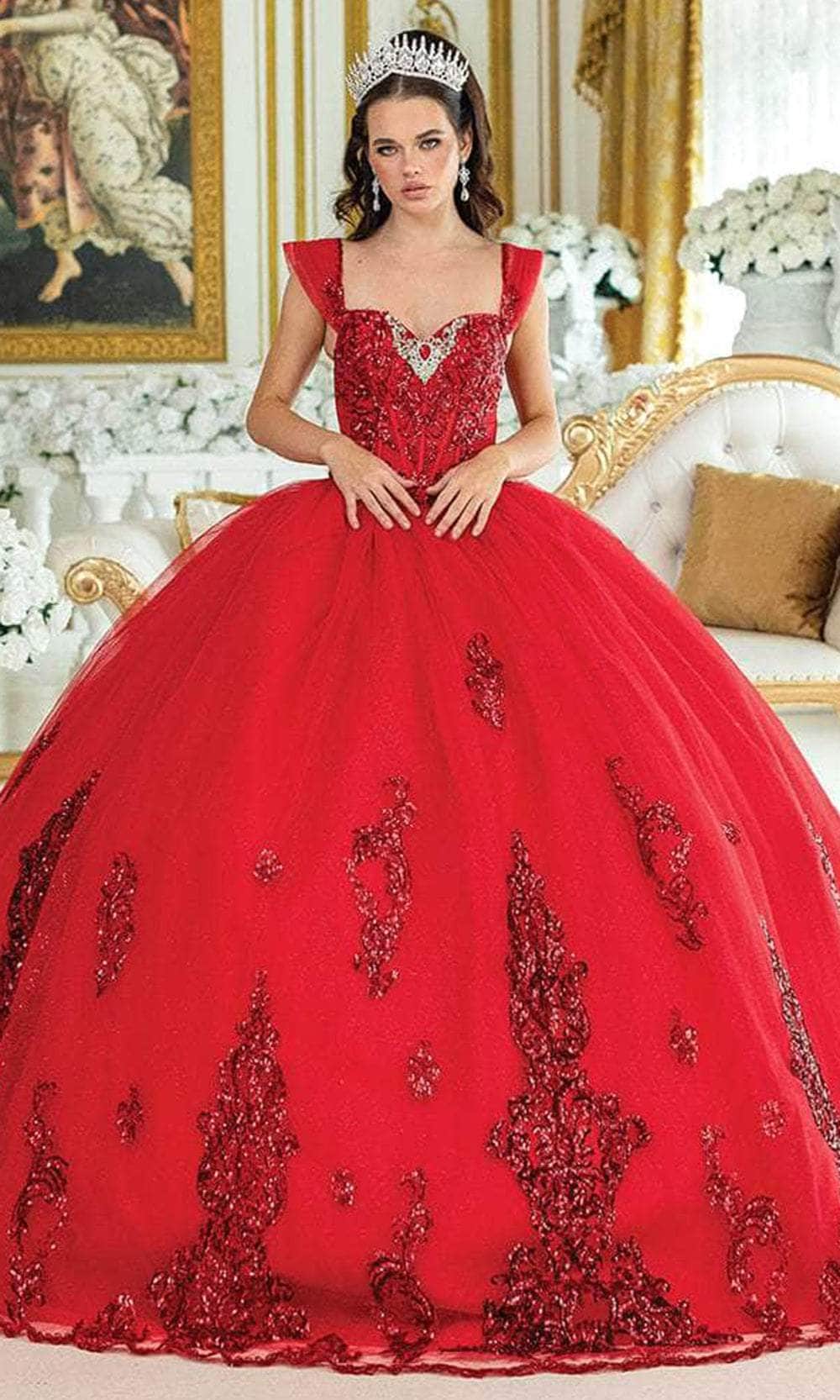 Dancing Queen 1941 - Off Shoulder Beaded Bodice Gown - Image 4