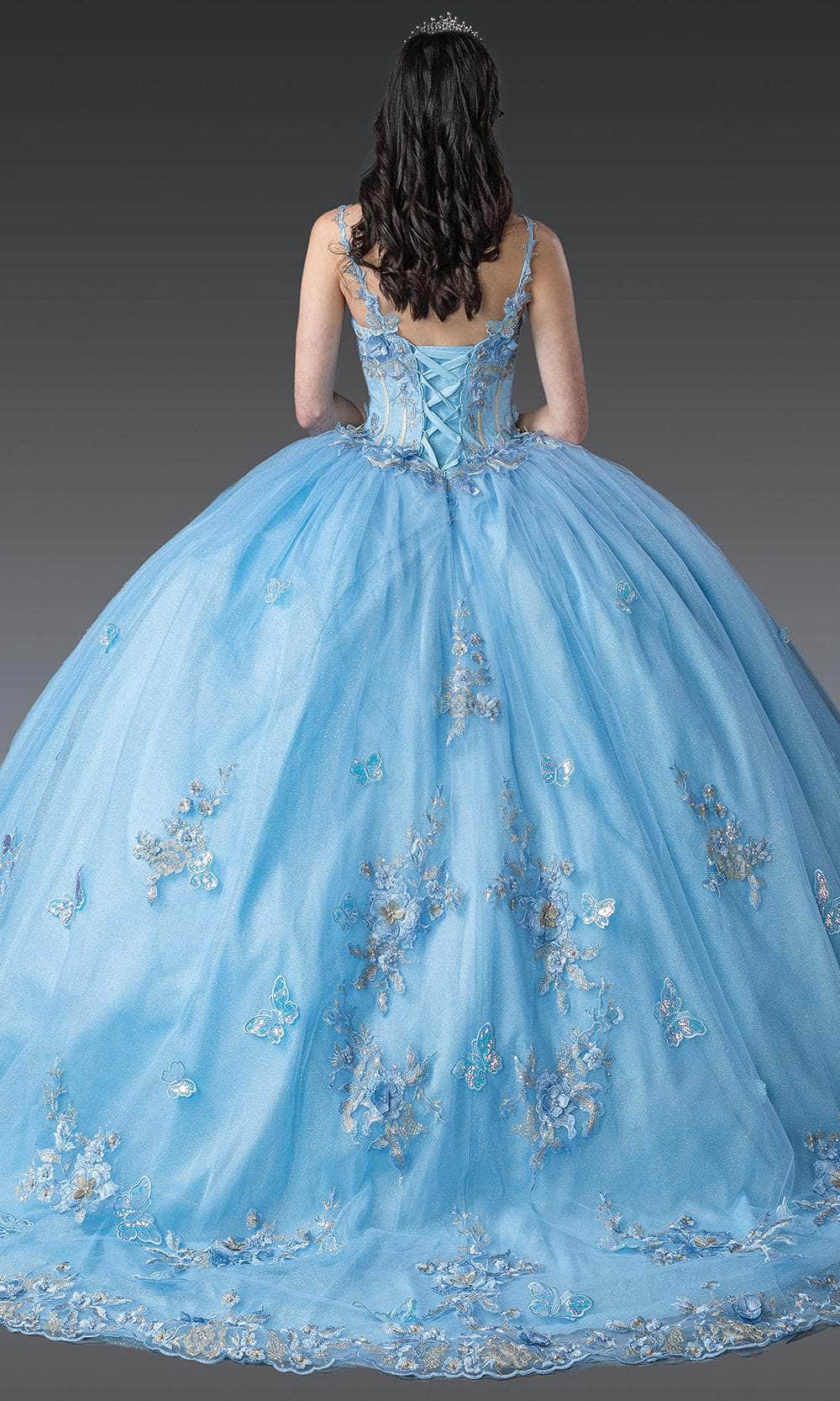 Dancing Queen 1942 - Sweetheart Embroidered Butterfly Gown - Image 2