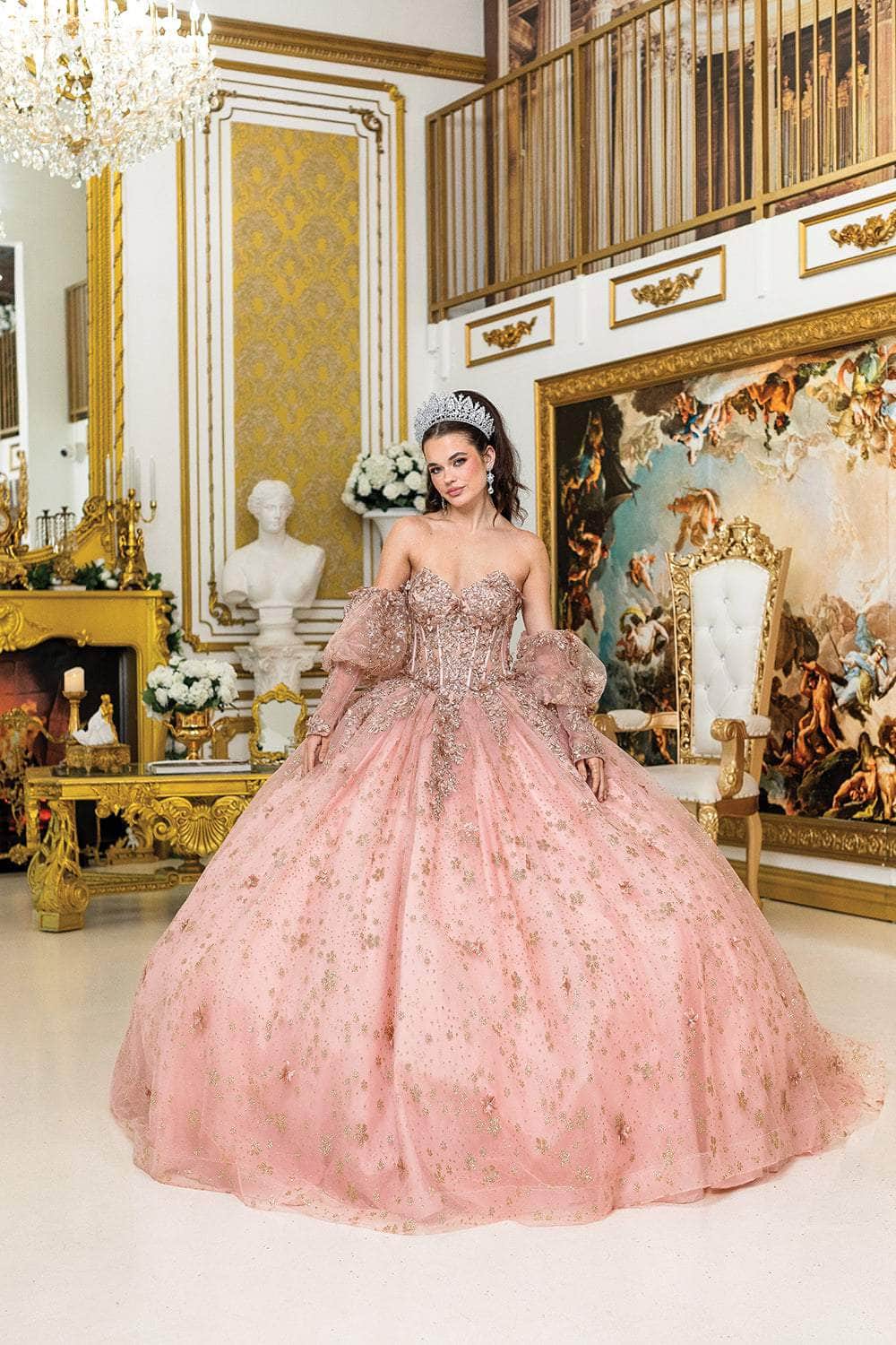 Dancing Queen 1966 - Strapless Sweetheart Quince Gown - Image 5