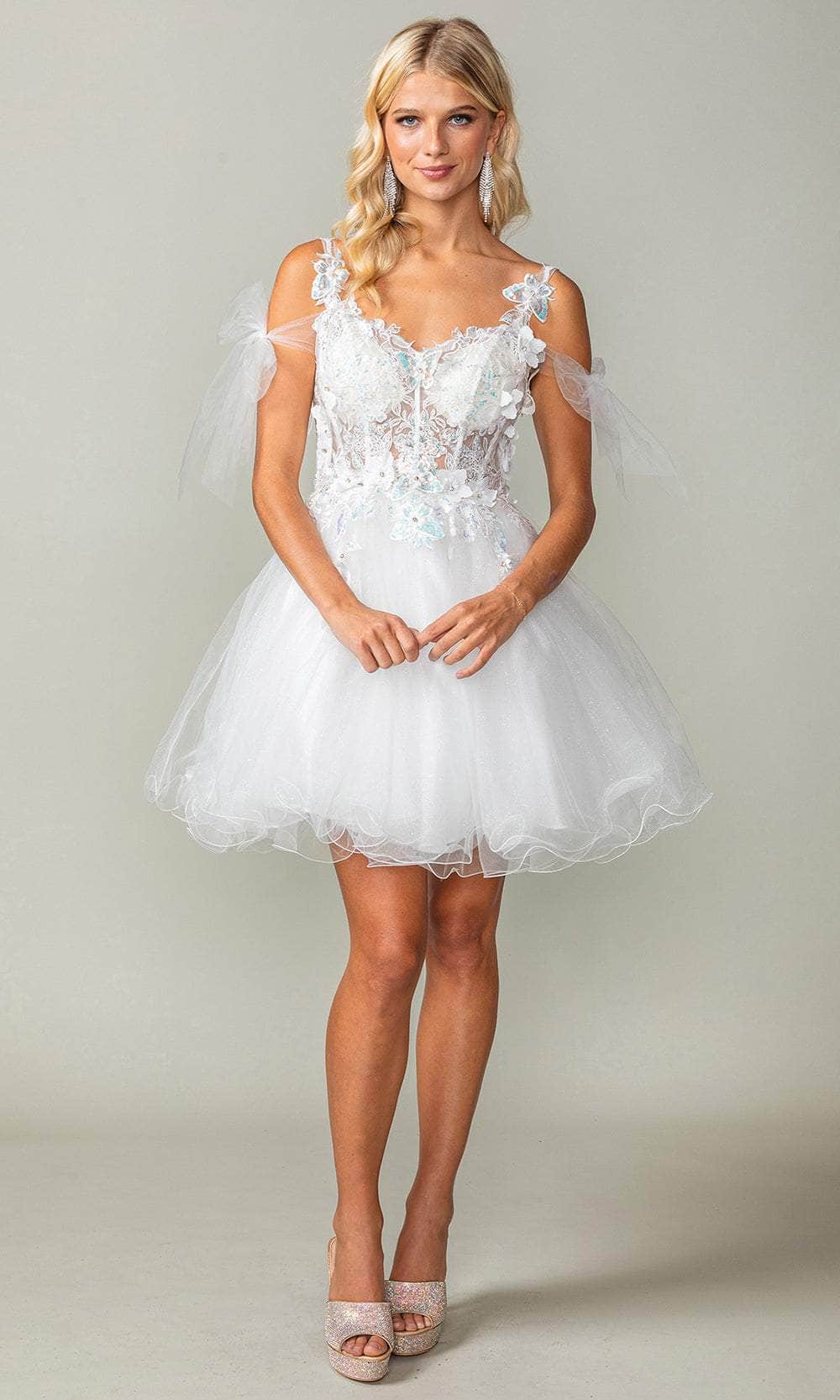 Dancing Queen 3365 - Applique Cocktail Gown Clearance Sale - Image 6