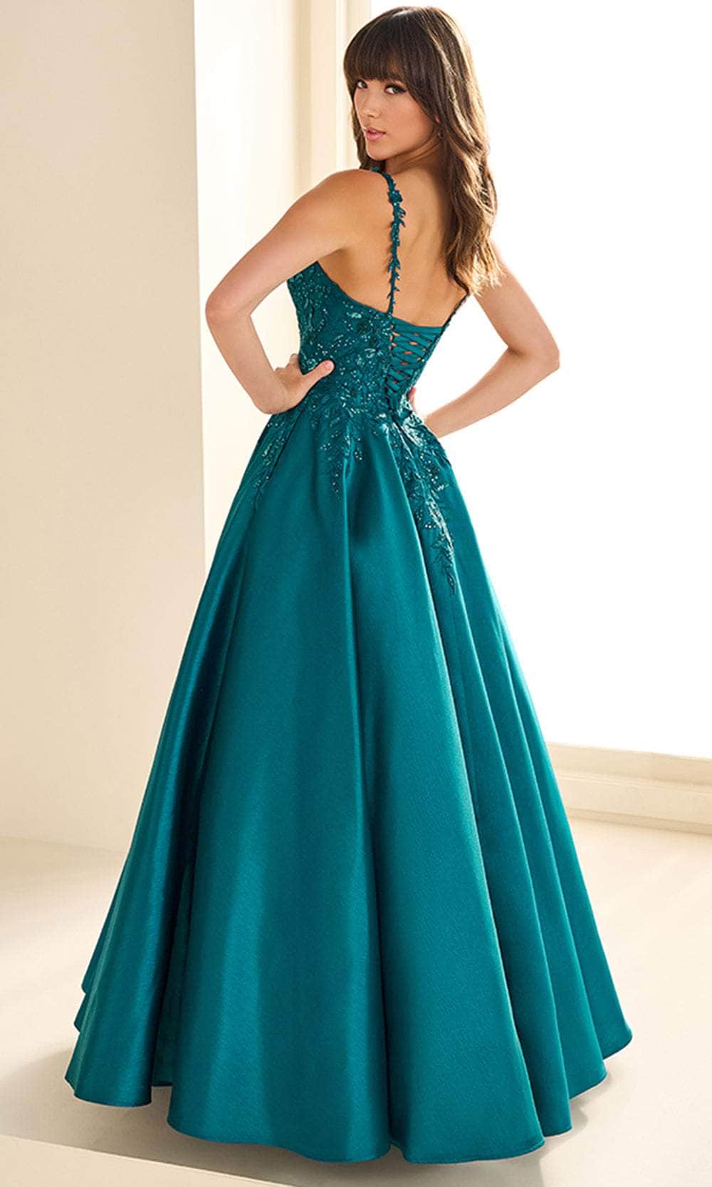 Ellie Wilde EW36094 - Lace-Up Back Sleeveless Prom Gown - Image 3