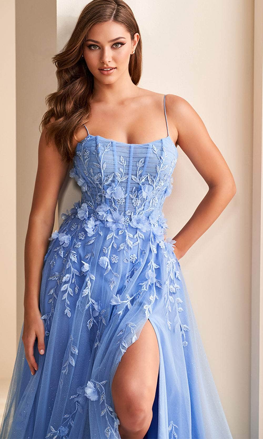 Ellie Wilde EW36222 - Embellished A-Line Prom Gown - Image 5