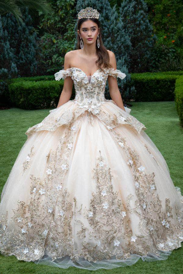 GLS by Gloria GL3528 - Corset Bodice Ballgown - Image 5