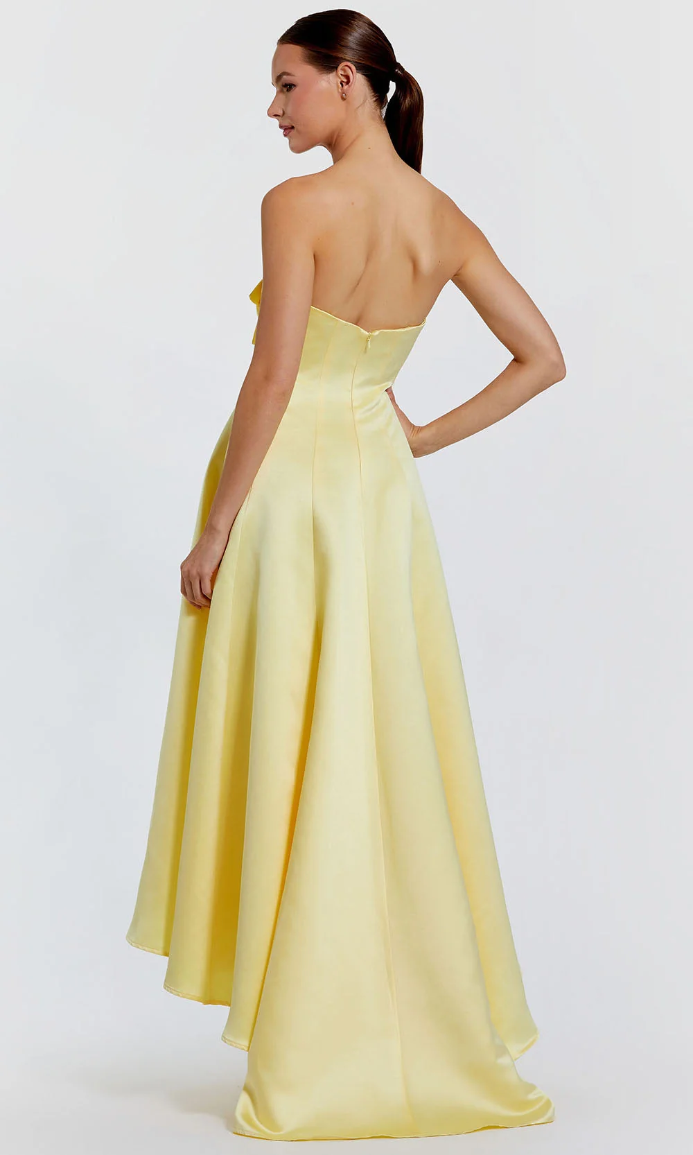 Ieena Duggal 2303 - 3D Floral A-line Evening Dress - Image 2