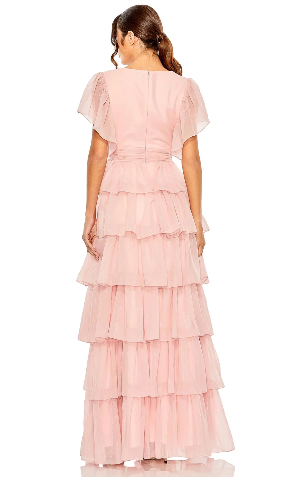 Ieena Duggal 49595 - Ruffle Tiered Long Dress - Image 2