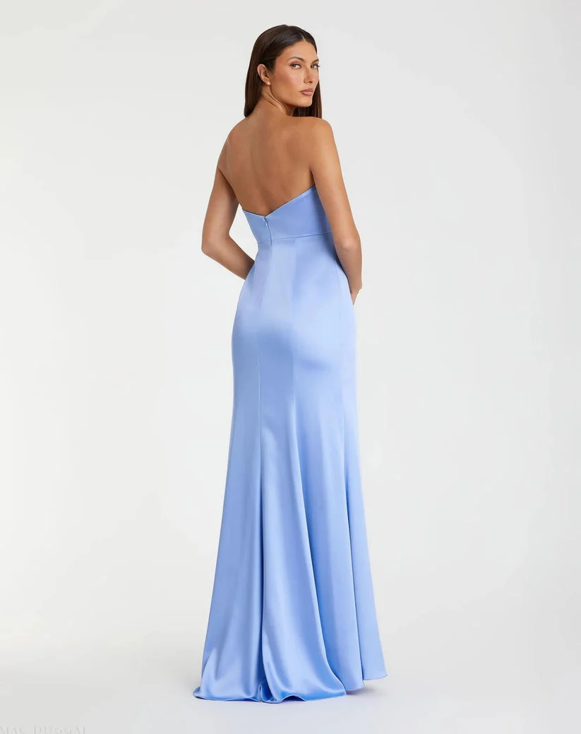 Ieena Duggal 68872 - Cascading Ruffle Sweetheart Long Dress - Image 2